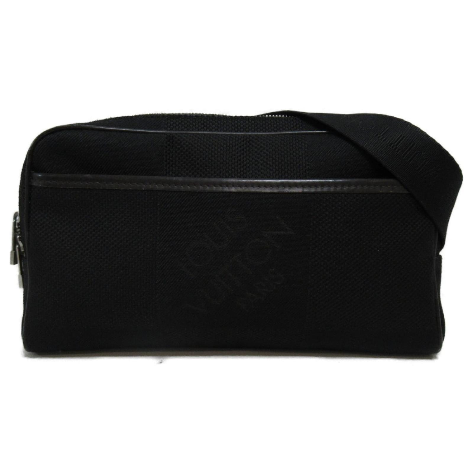 Louis Vuitton Waist Bag Body Bag Black Cloth ref.690365 Joli Closet