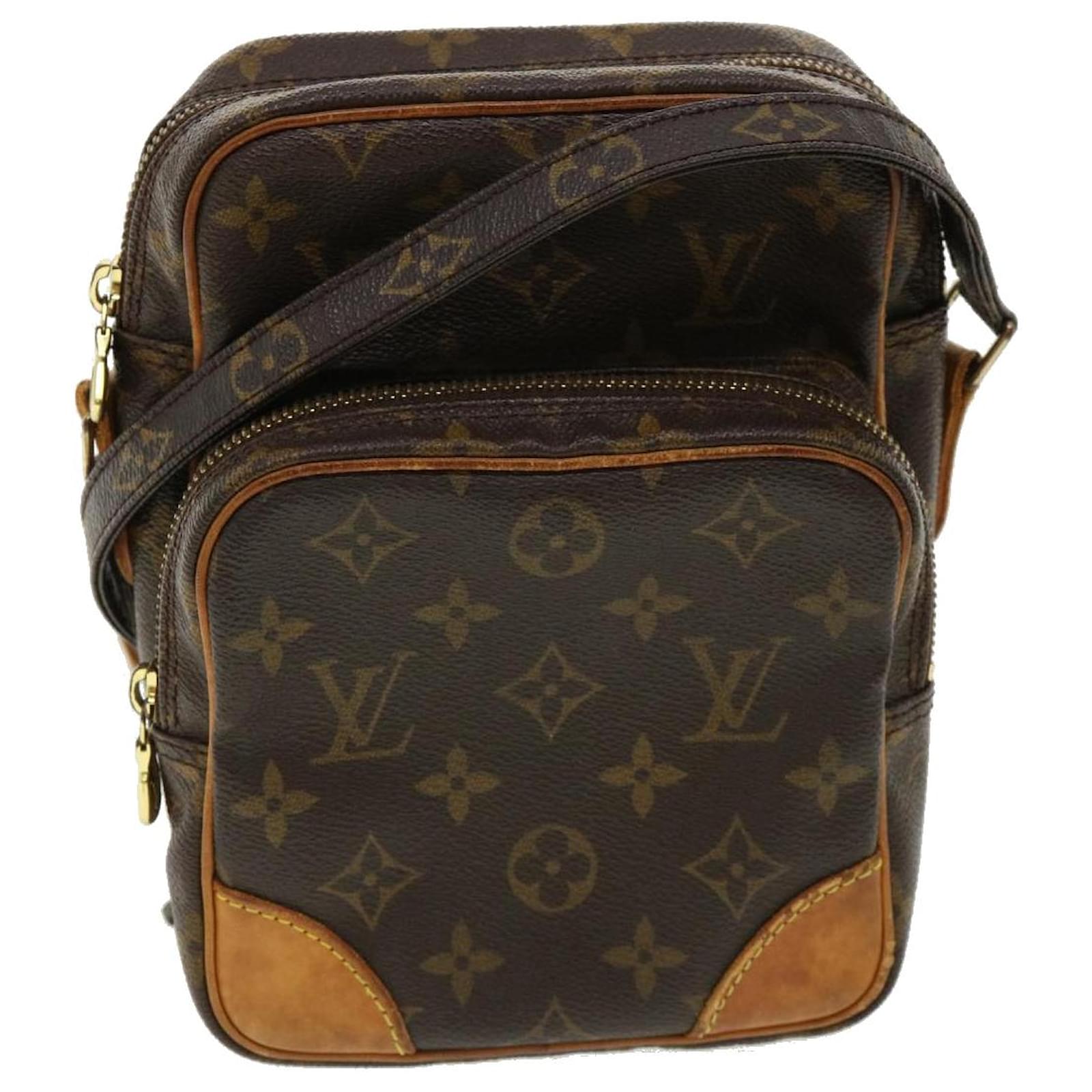 Louis Vuitton  M45236 Monogram Canvas Crossbody Bag Brown