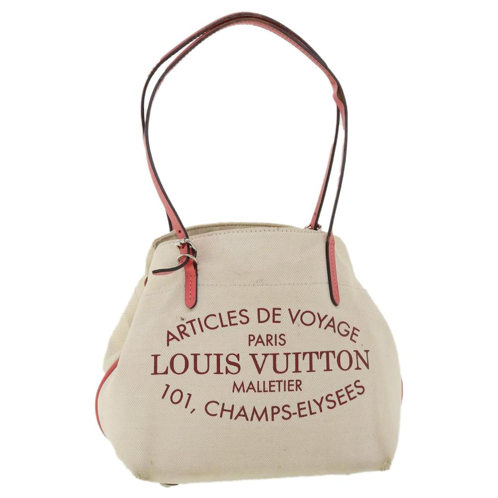 LOUIS VUITTON Cabas PM Shoulder Bag Canvas Coraille M94505 LV Auth 32421  Cloth ref.692308 - Joli Closet