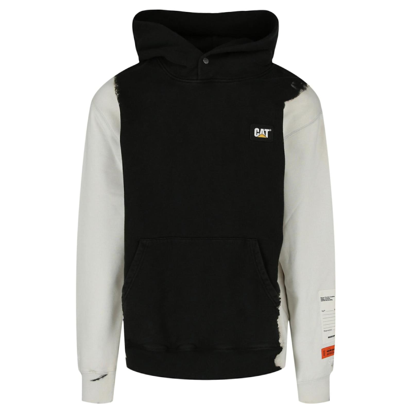 Heron Preston HP X Caterpillar Tie-Dye Sweatshirt Black Cotton ref.692757 -  Joli Closet