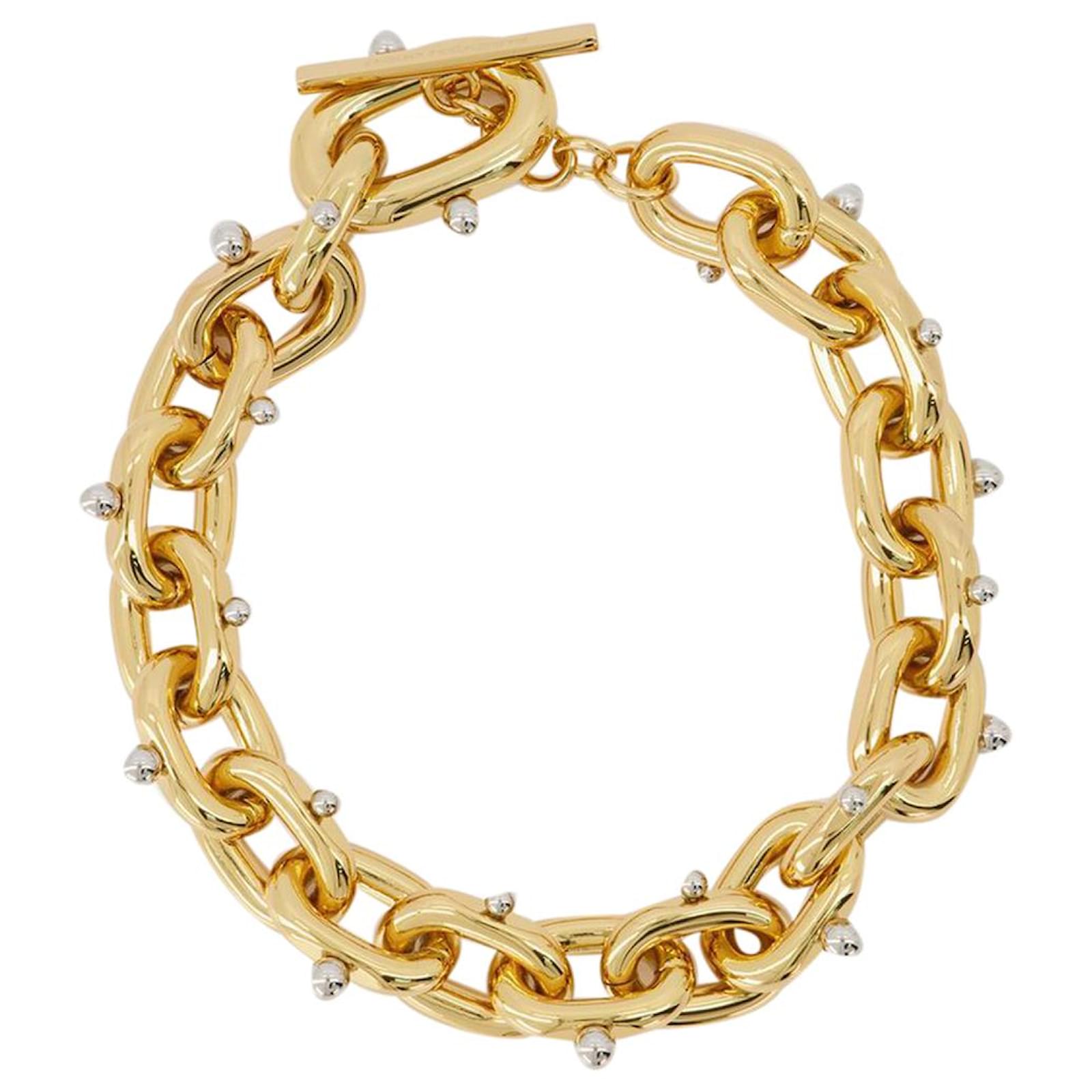 Stradivarius - Collier ras de cou effet miroir - Doré