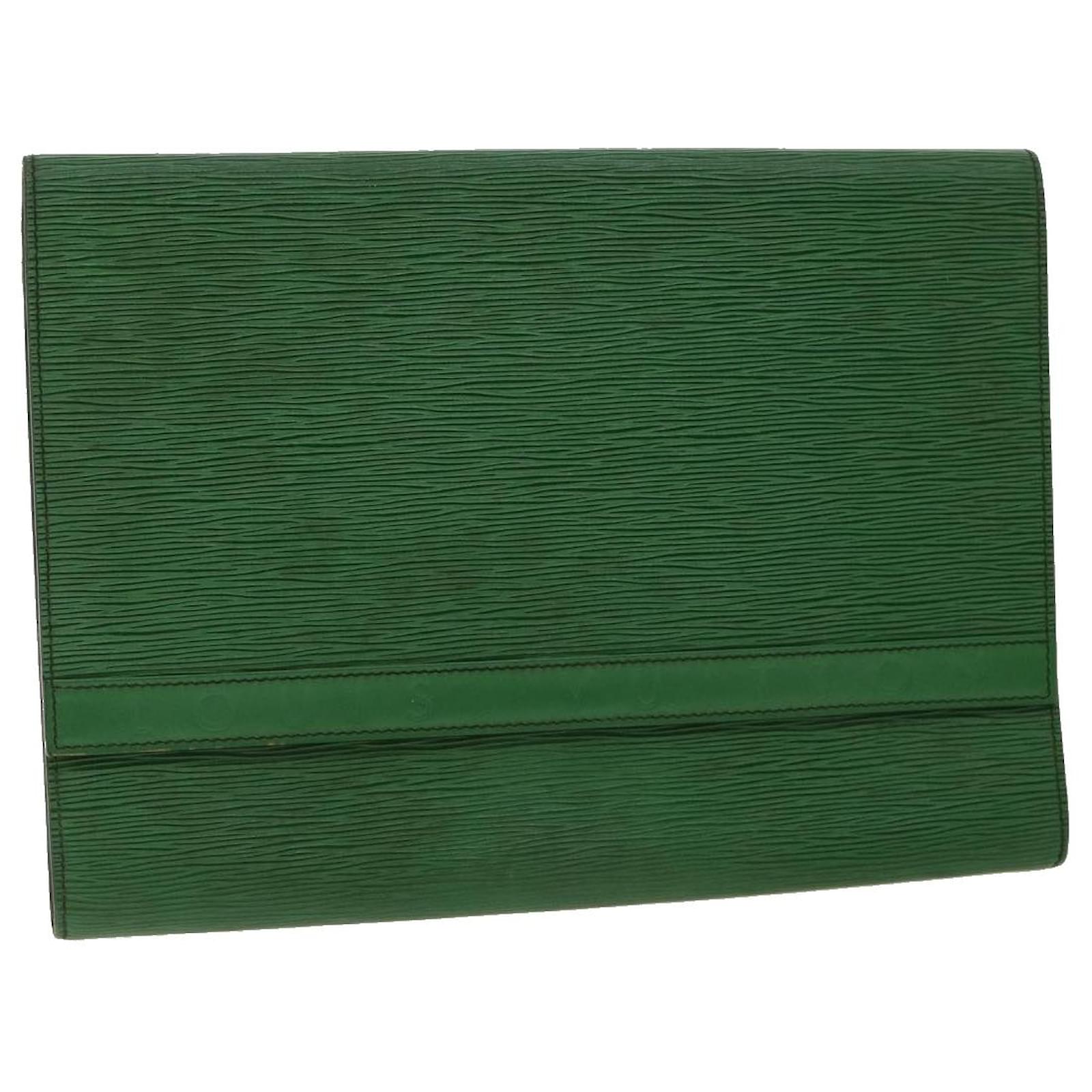 LOUIS VUITTON EPI SMALL GREEN CLUTCH BAG – Ubeauty fashion.com