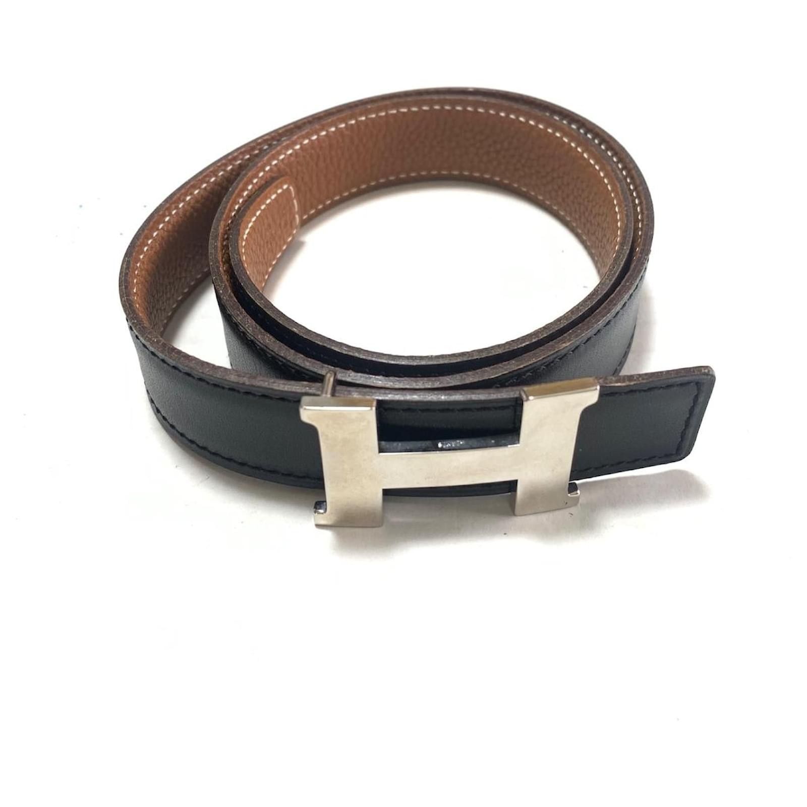 Hermès Hermes H Black Leather ref.693794 - Joli Closet