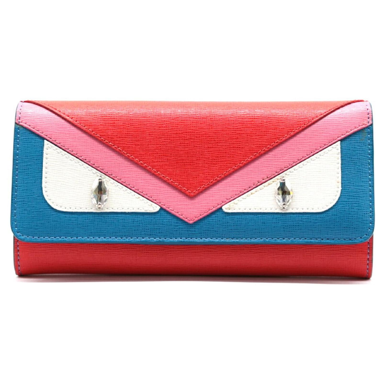 Fendi monster outlet coin purse