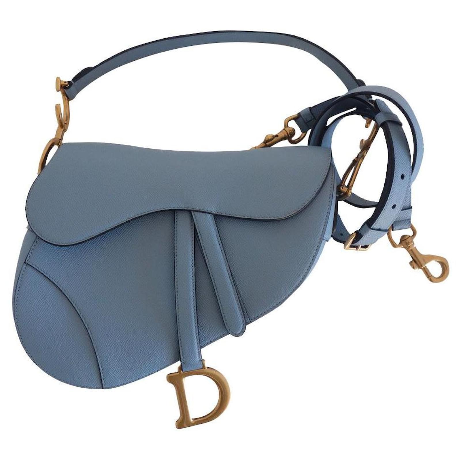 dior saddle bag blue