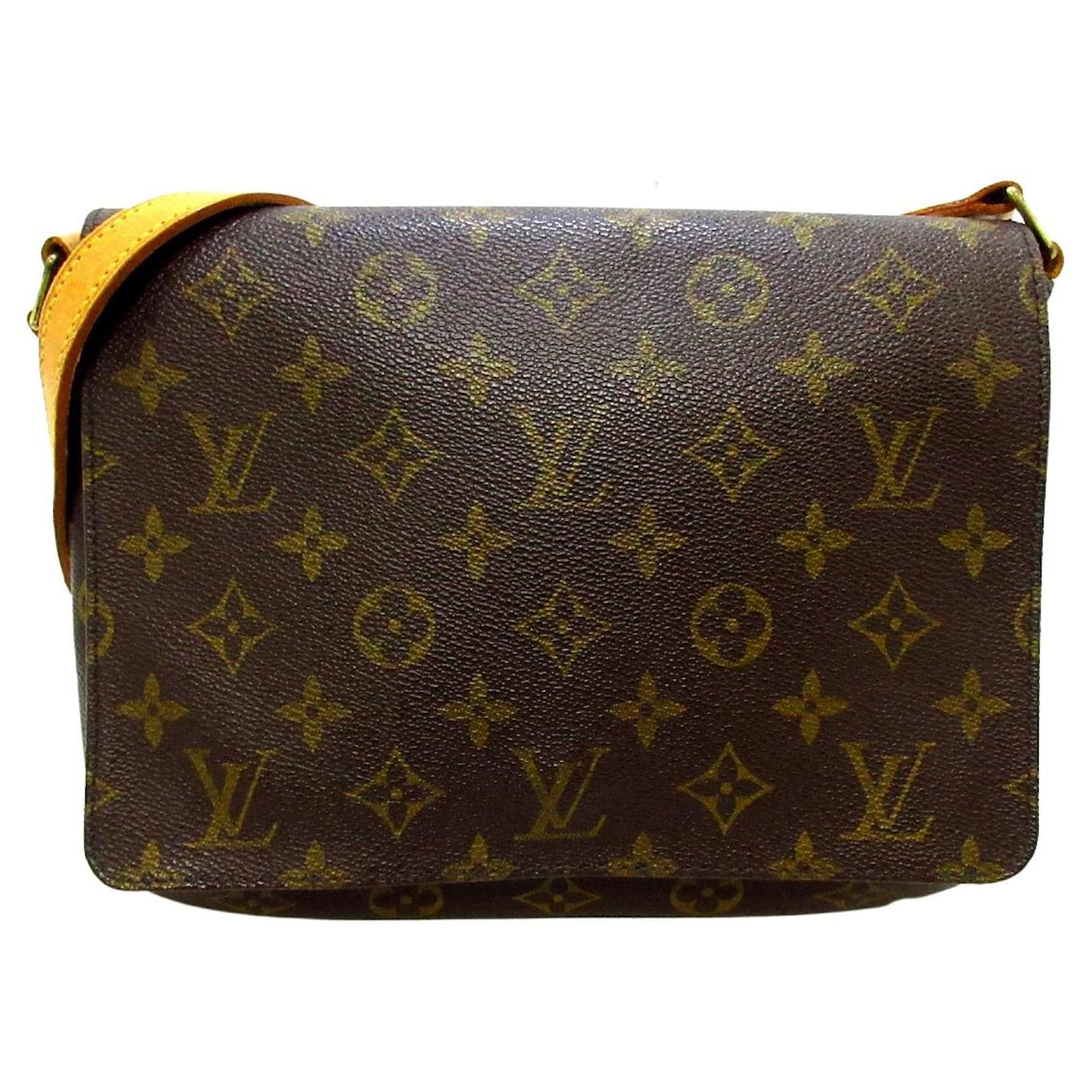 Louis Vuitton Musette Tango Brown Cloth ref.664507 - Joli Closet