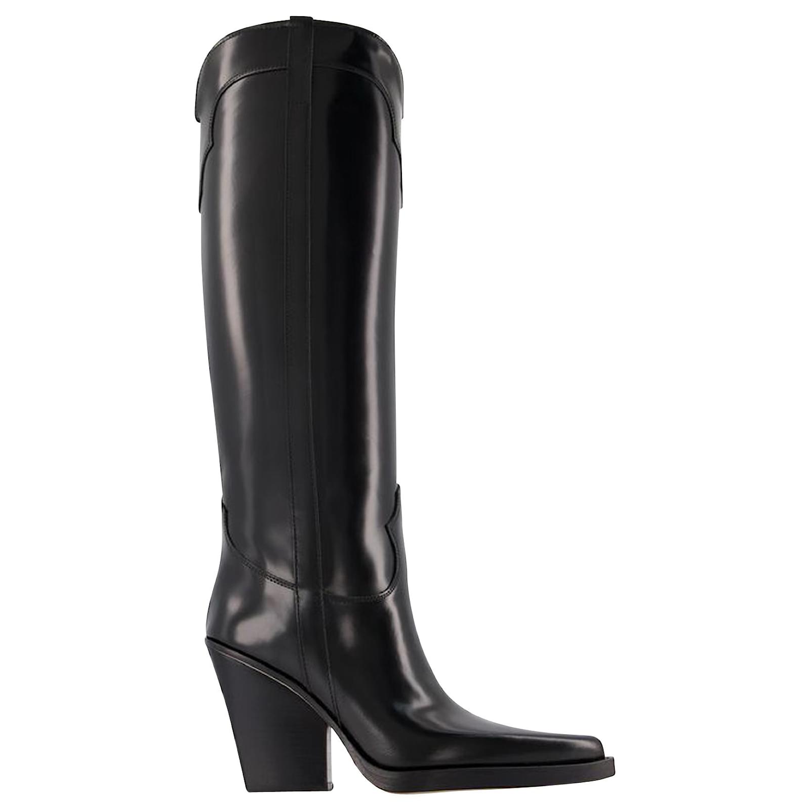 Paris Texas El Dorado Boots in Black Leather ref.696441 - Joli Closet