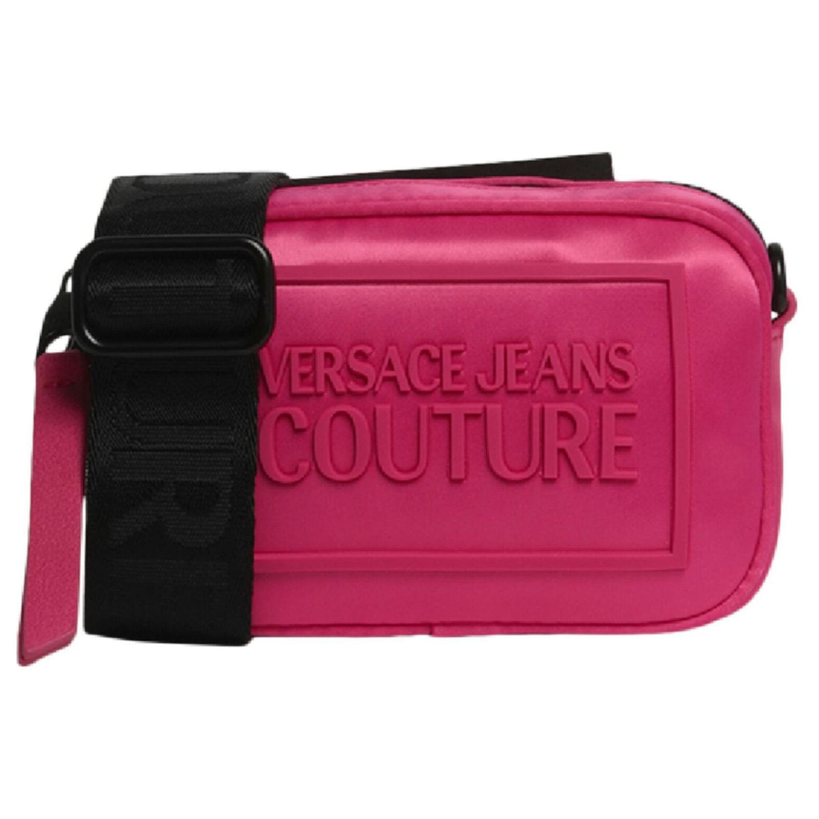 Autre Marque Versace Jeans Couture Rubber Logo Shoulder Bag Pink Plastic  Polyurethane ref.696929 - Joli Closet