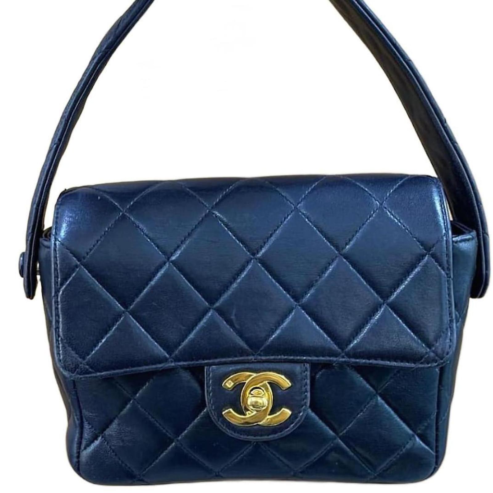 Handbags Chanel New Vintage Chanel Handbag Small Classic Timeless Quilted Leather Bag