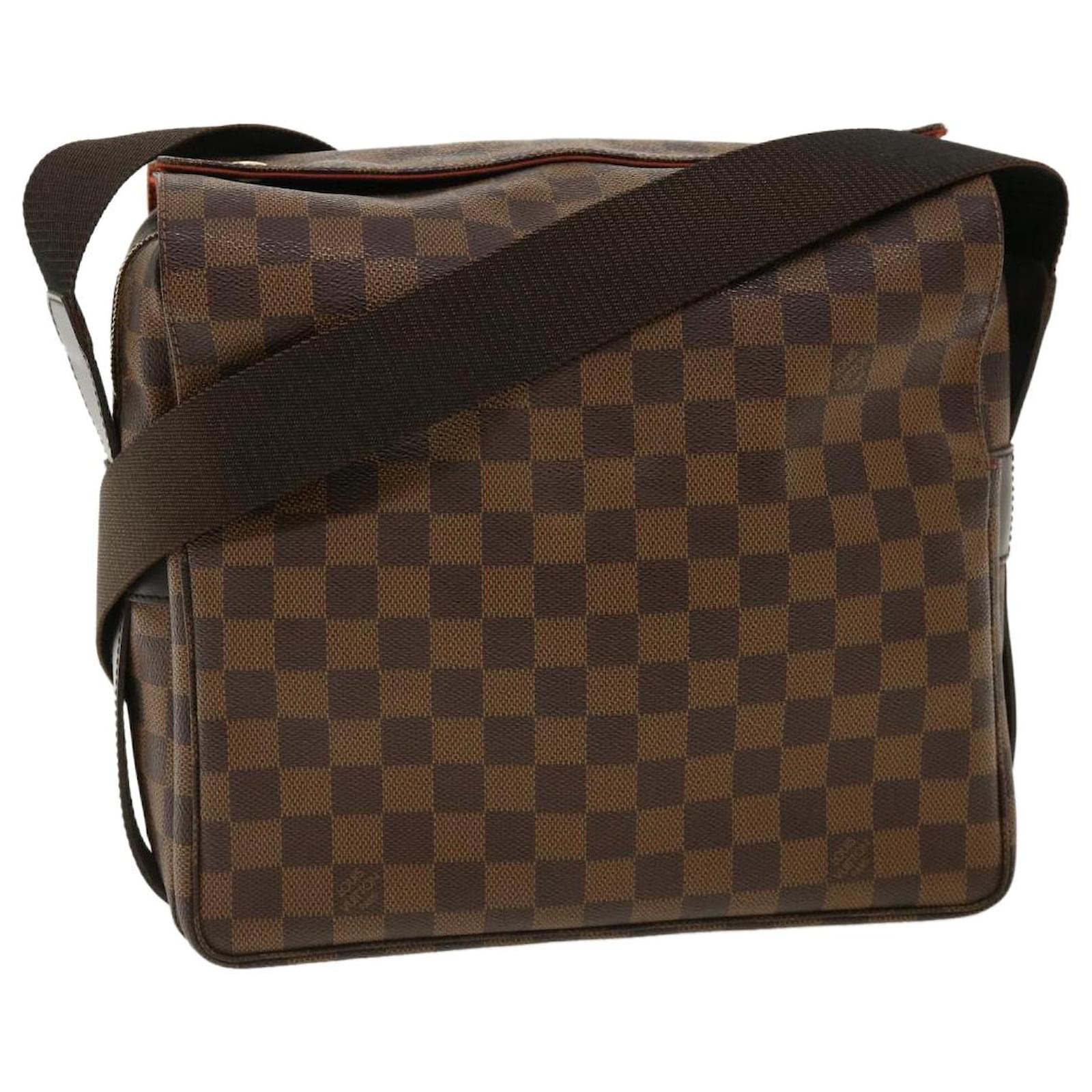 Louis Vuitton Naviglio Damier Ebene Canvas Messenger Bag on SALE