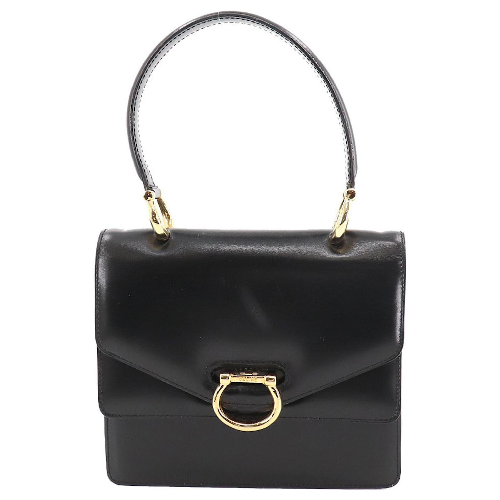 Céline Celine Black Leather ref.697907 - Joli Closet