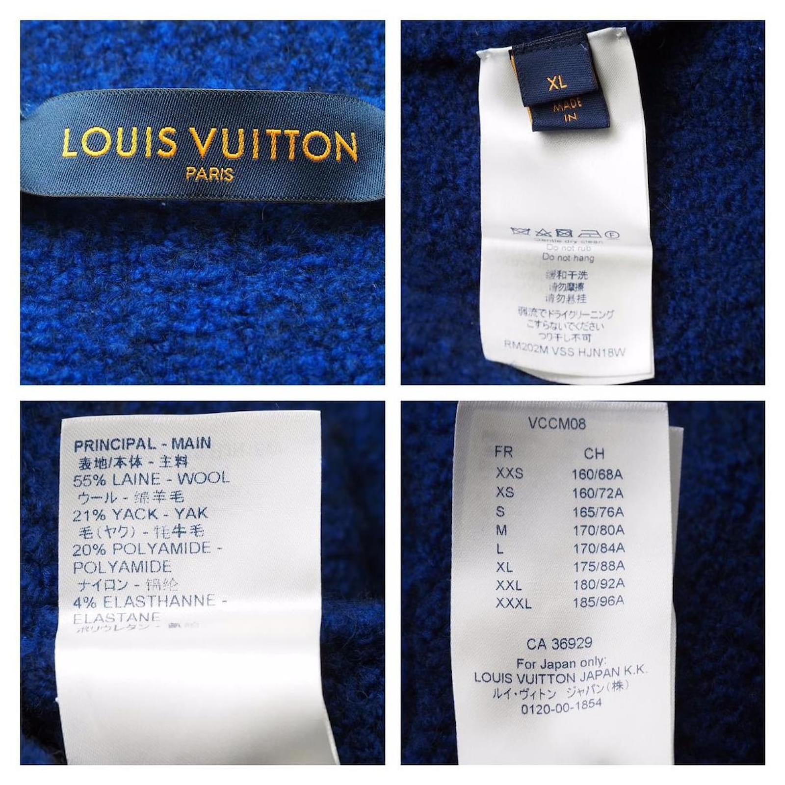 Louis Vuitton Crewneck Sweater Blue Wool ref.698342 - Joli Closet