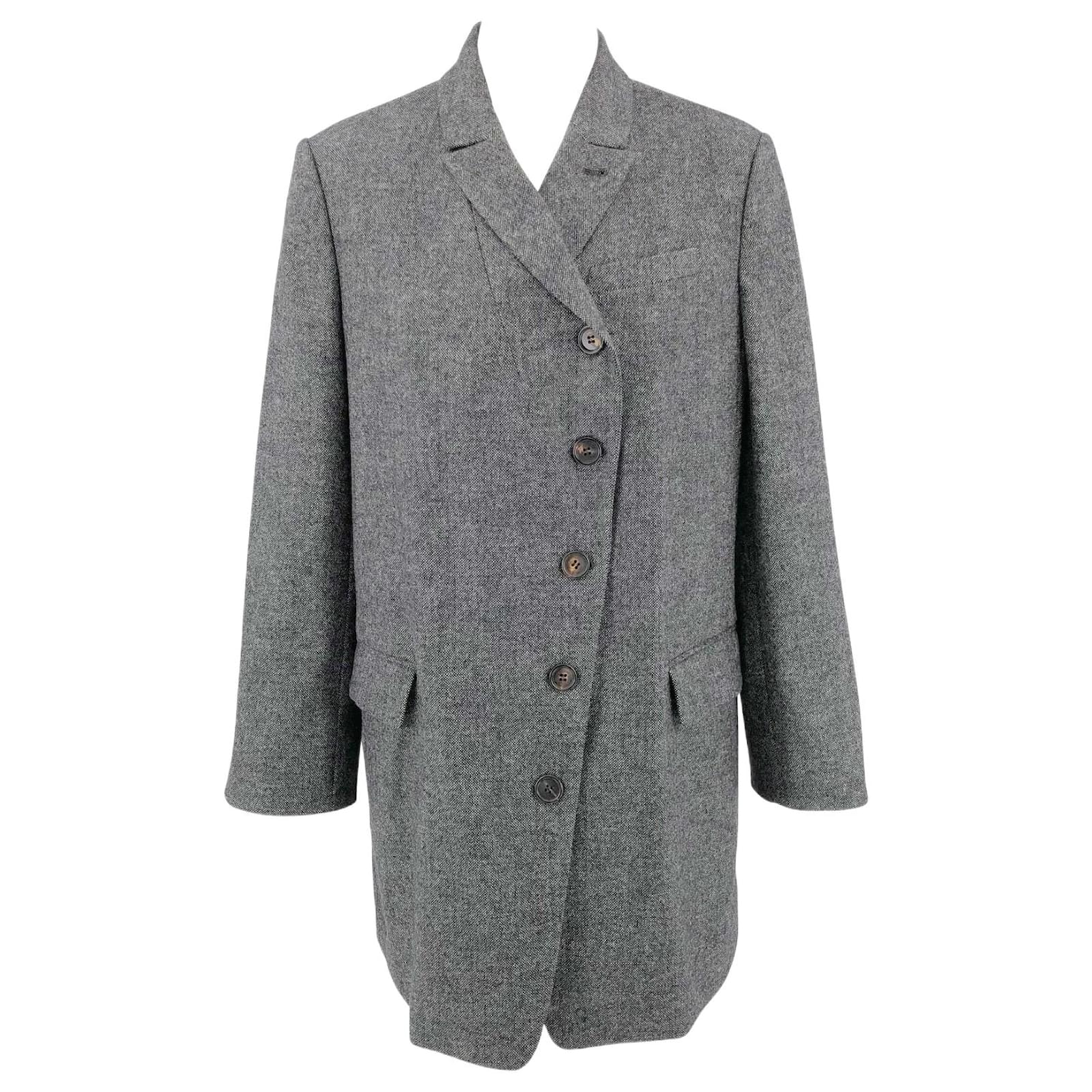 Veste Brunello Cucinelli en laine et cachemire mélangés gris ref.698420 ...