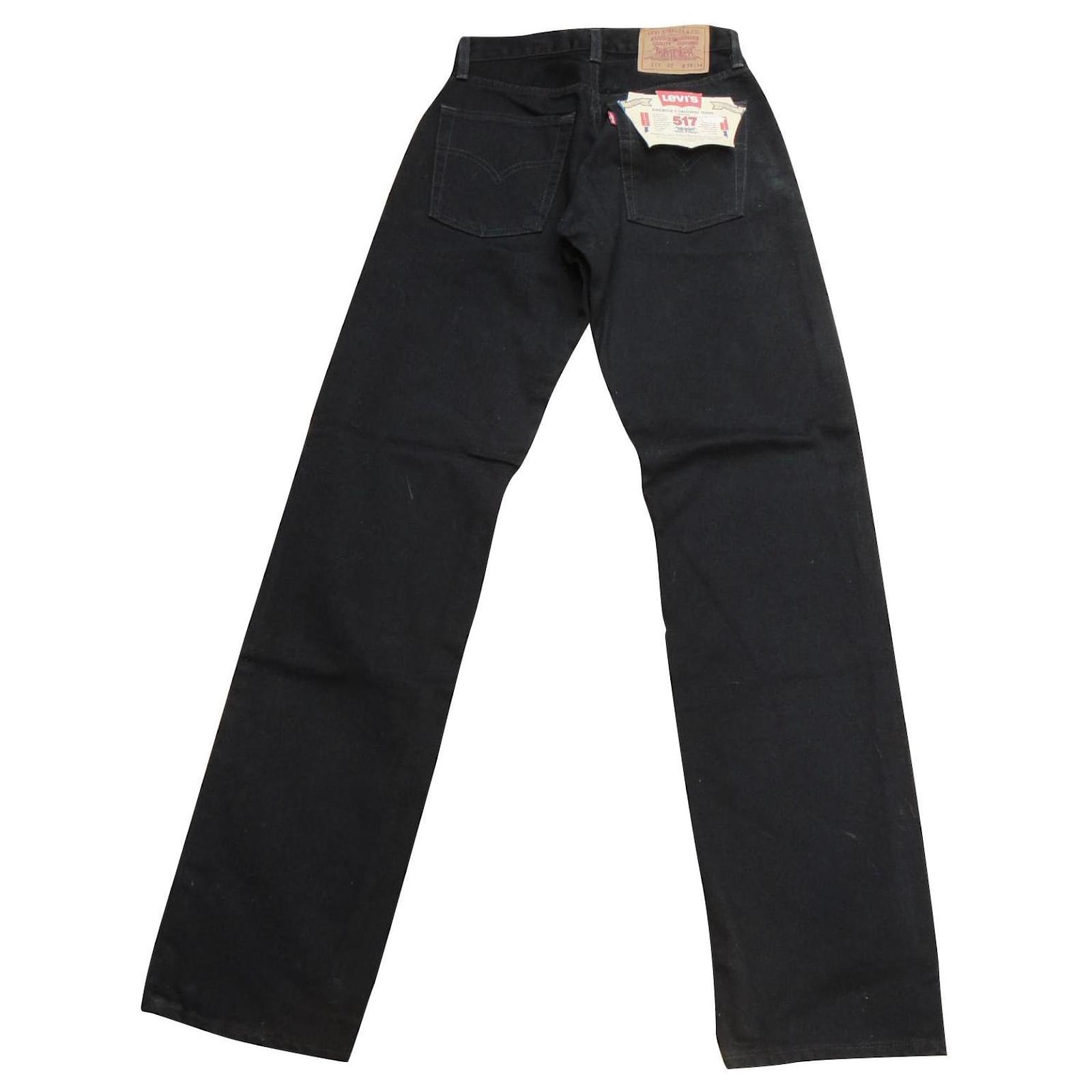 Levi's jeans 517 W 38 (T 38) Black Cotton  - Joli Closet