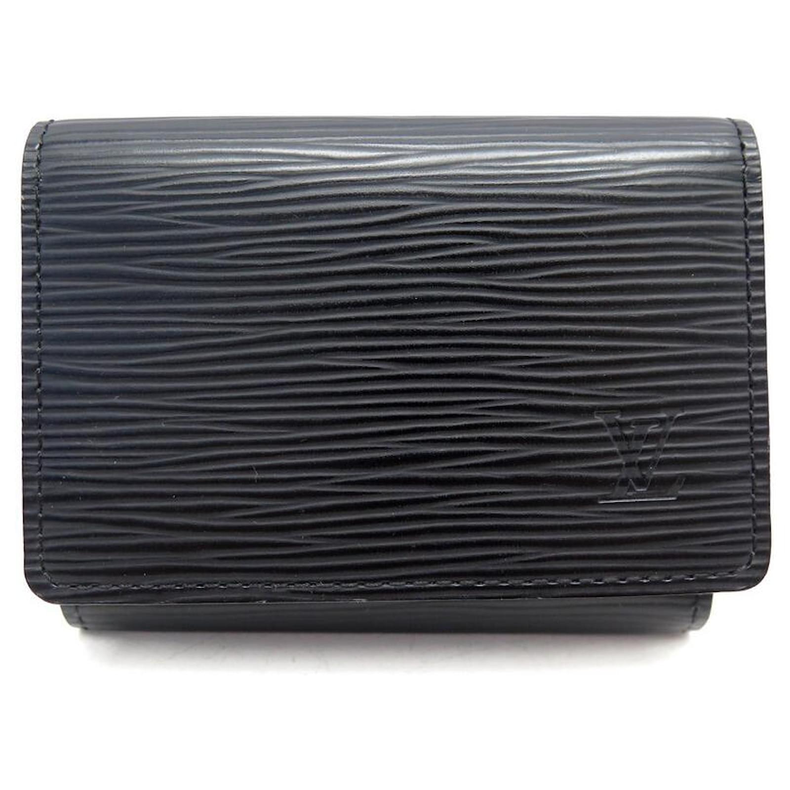 Louis Vuitton, Bags, Louis Vuitton Epi Leather Card Holder Wallet