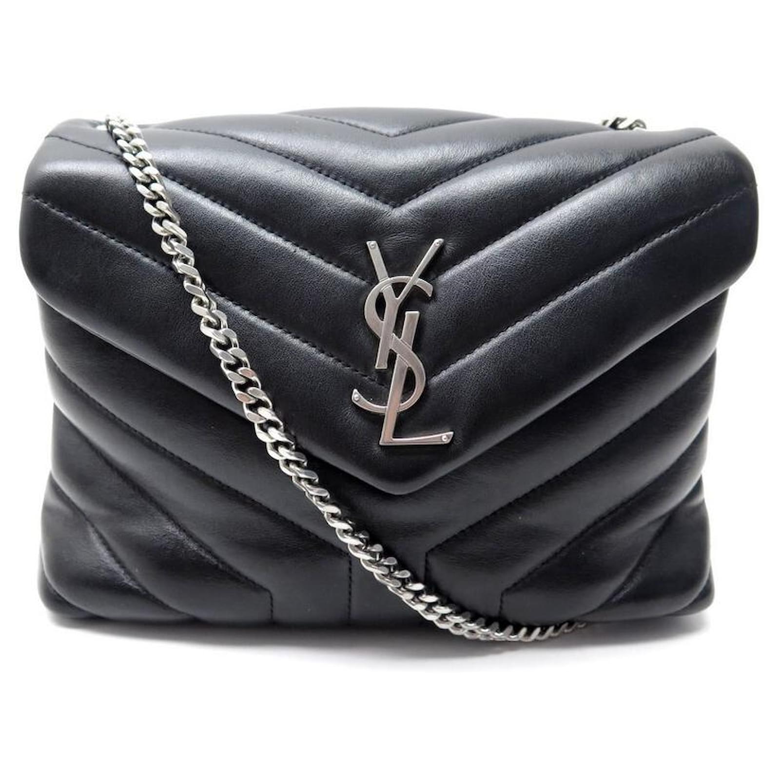 SAINT LAURENT Loulou small quilted leather shoulder bag  Leather shoulder  bag, Yves saint laurent bags, Quilted leather