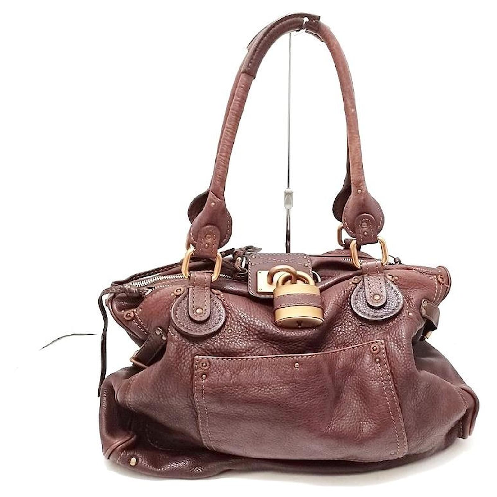 CHLOÉ PADDINGTON Brown Leather ref.699917 - Joli Closet