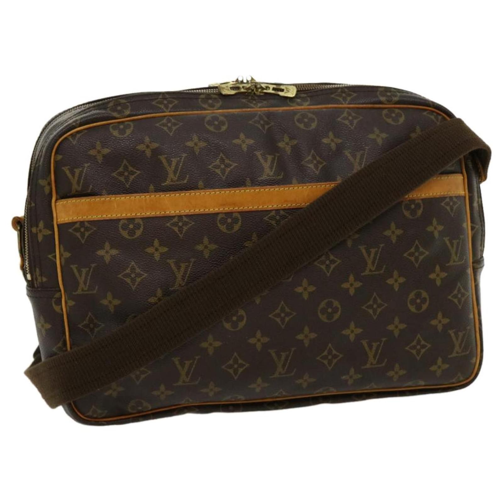 Pre-Loved Louis Vuitton Monogram Reporter PM Women Brown One Size
