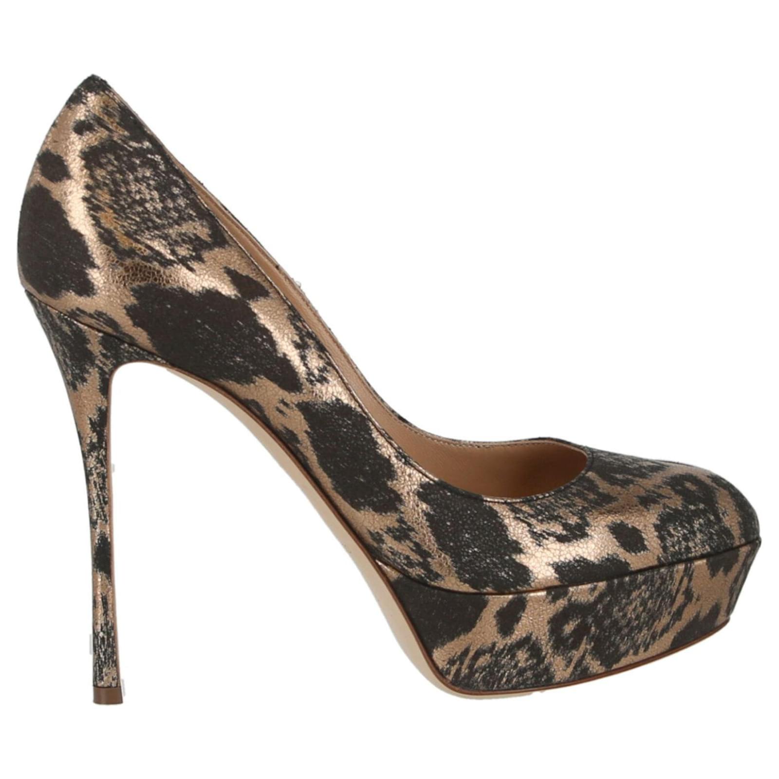 Tacco Scarpe Di Serpente Plateau Scarpe Con Tacco Serpente Sergio