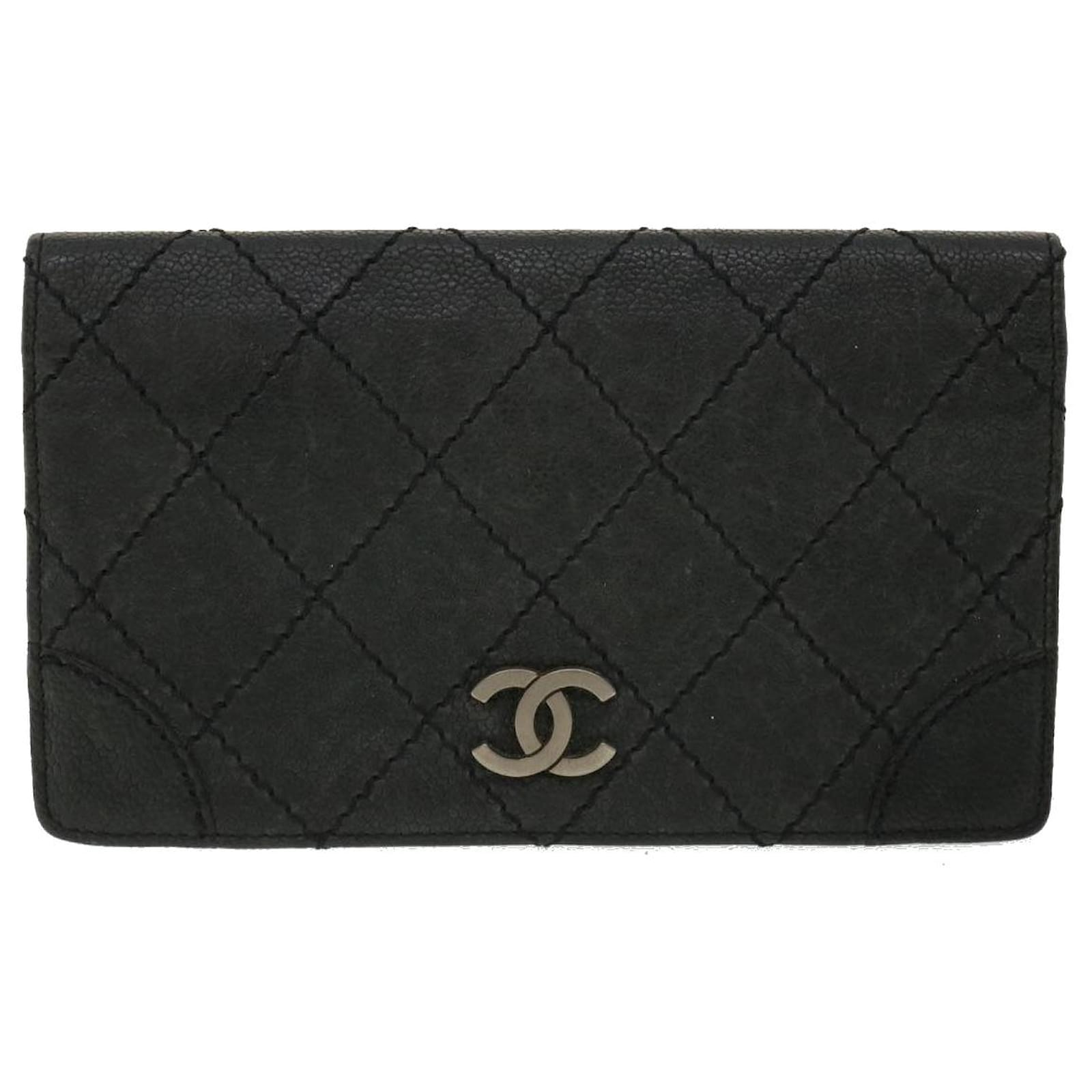 Chanel Black Ponystyle calfskin ref.700916 Joli Closet