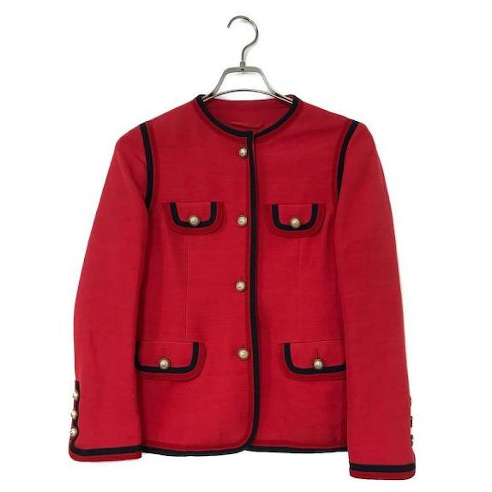 Gucci Jackets Red Silk ref.701413 - Joli Closet