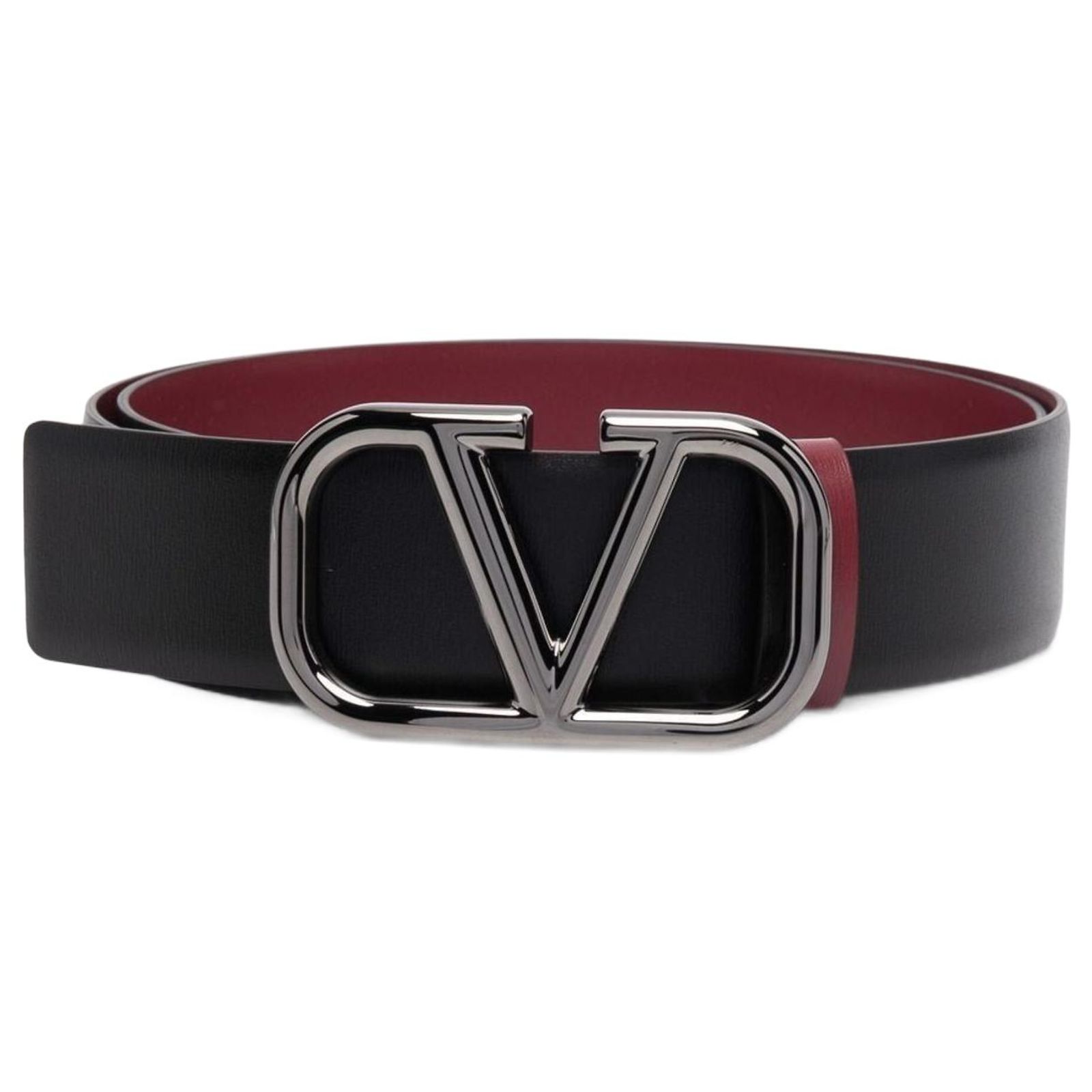 Ceinture Valentino En Cuir Marron - Boucle Papillon, Taille 80/32, Occasion élégante Pour Femme