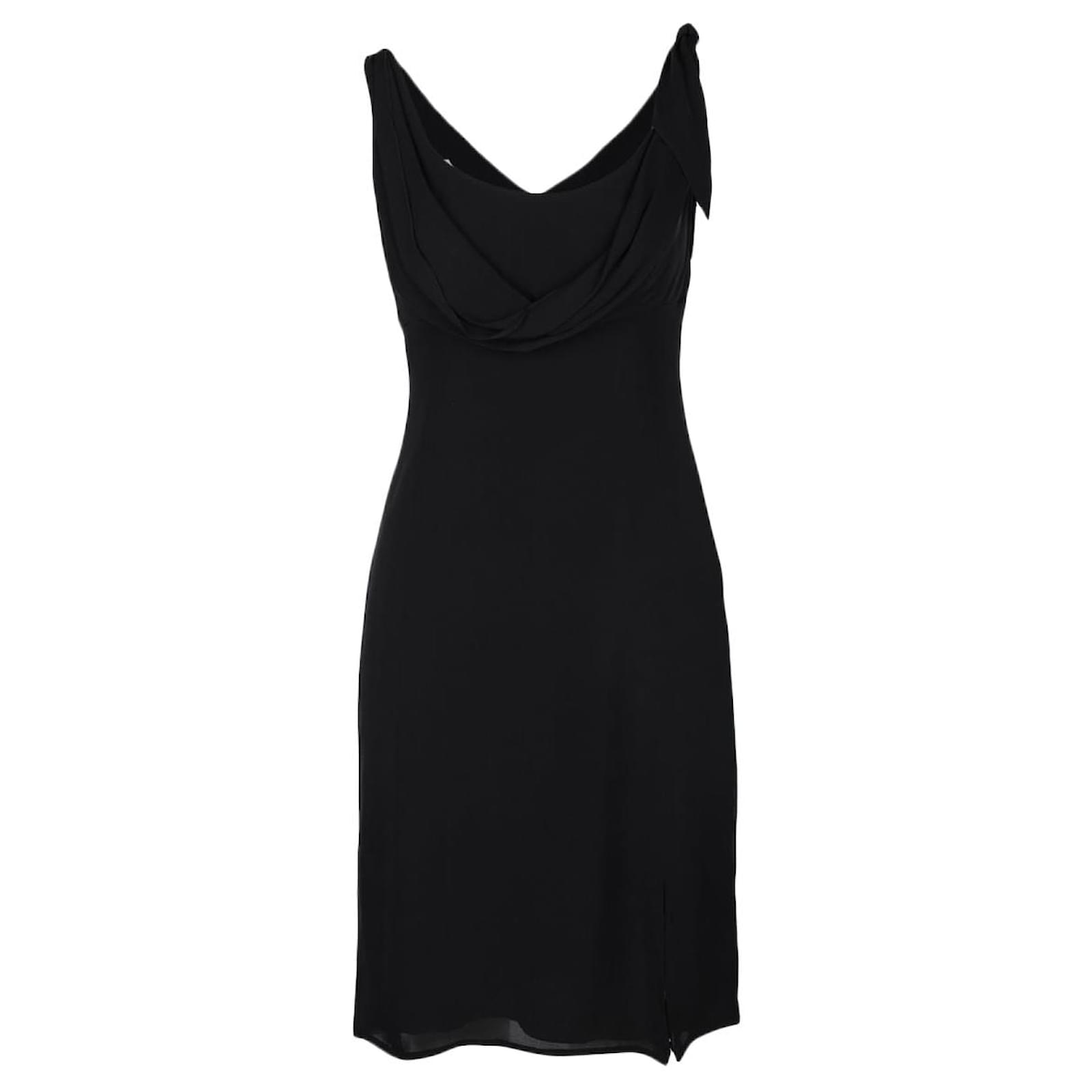 Robe noire Armani Soie ref.702963 - Joli Closet
