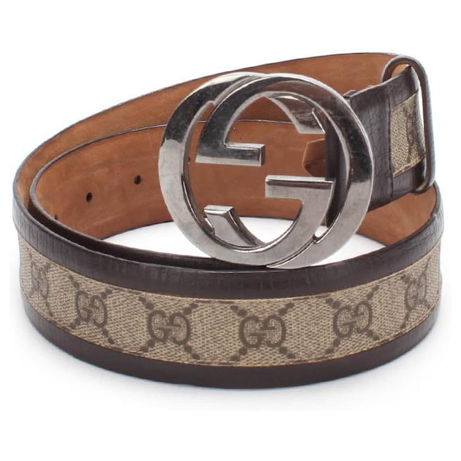 Gucci GG Supreme Leather Belt