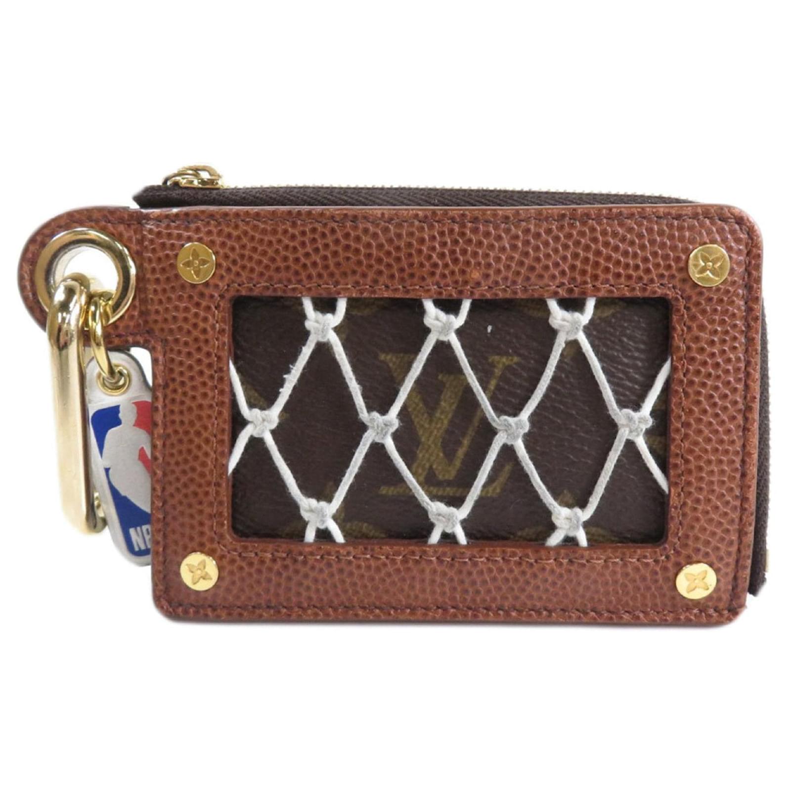 Louis Vuitton Net Zippy Card Holder Wallet Brown Cloth ref.703133
