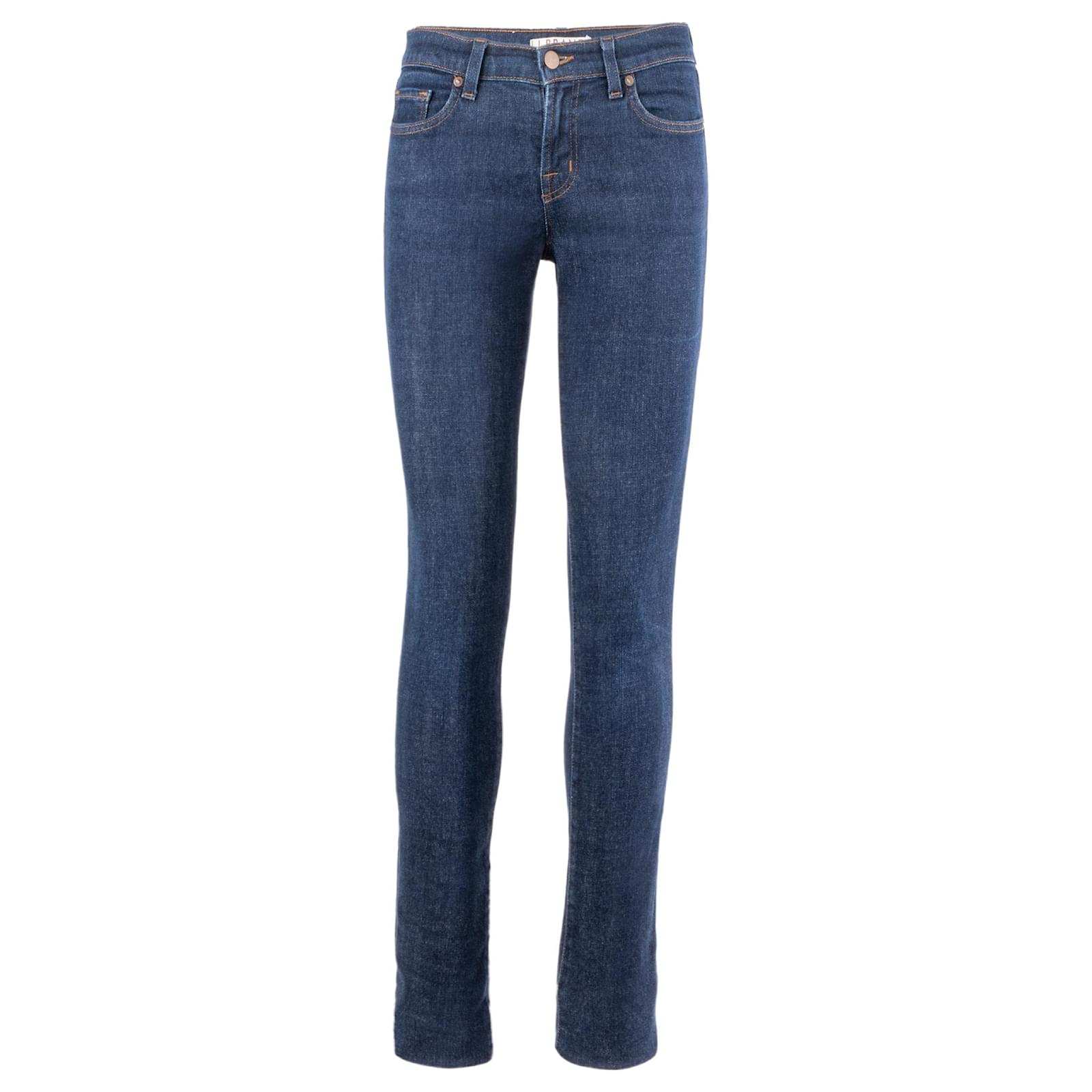 J Brand Skinny Fit Jeans Dark red ref.703310 - Joli Closet
