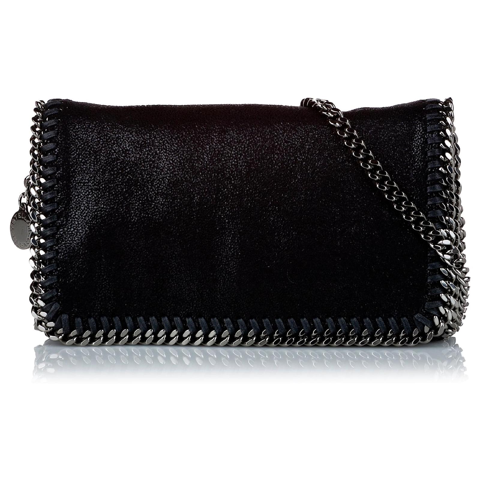 Bolsa Stella McCartney original transversal Falabella preta feminina