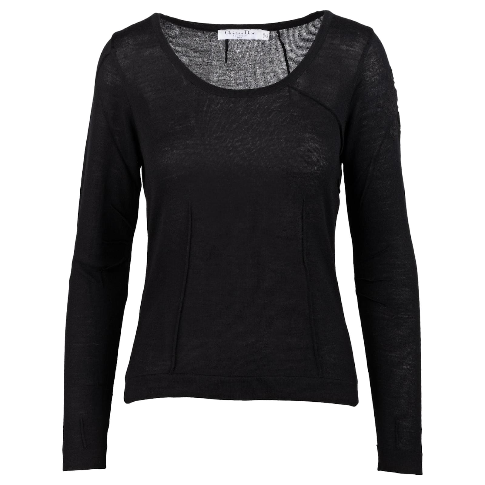 Christian Dior Black Pullover Wool ref.703550 - Joli Closet