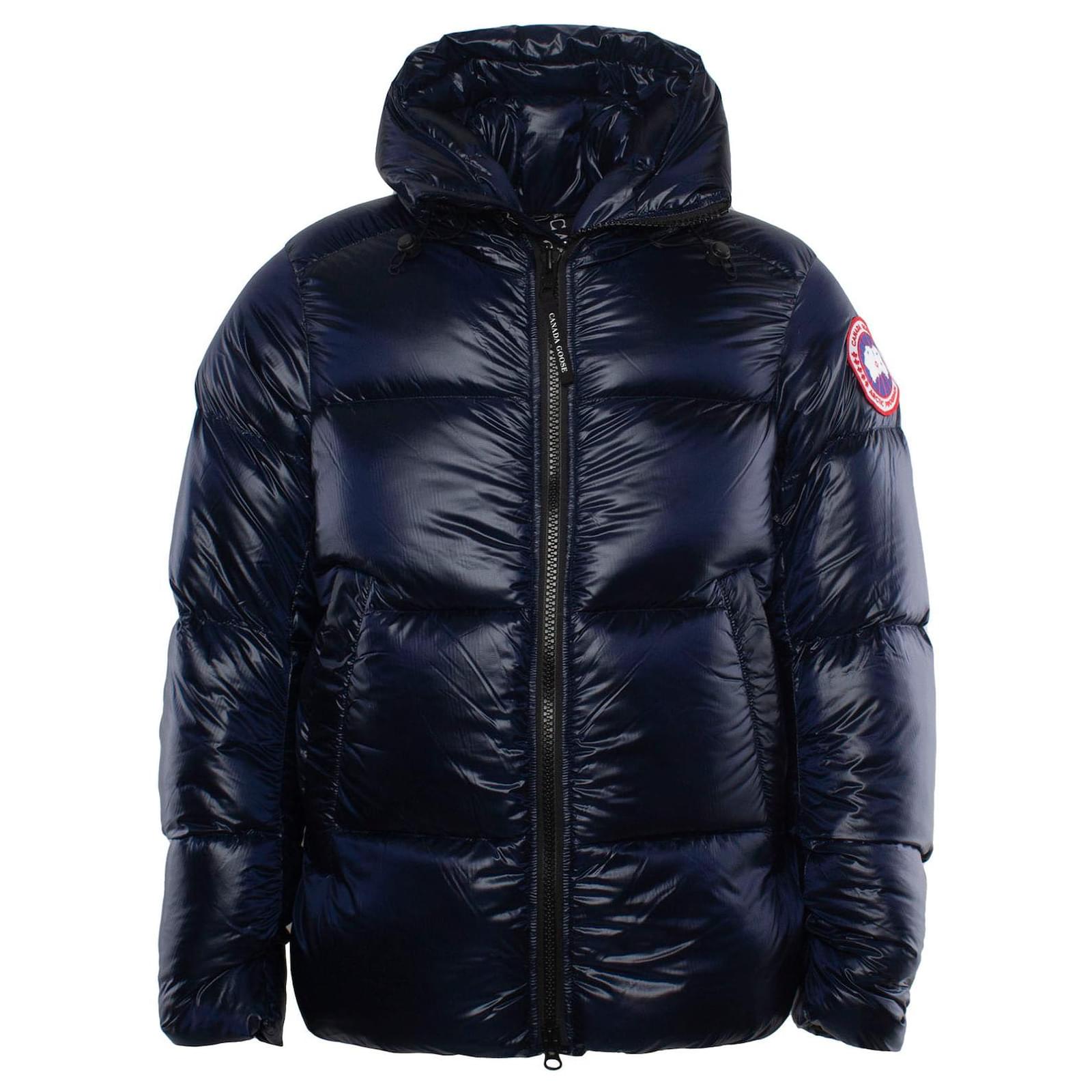 Canada Goose Veste matelassée Crofton à écusson logo Bleu ref.703661