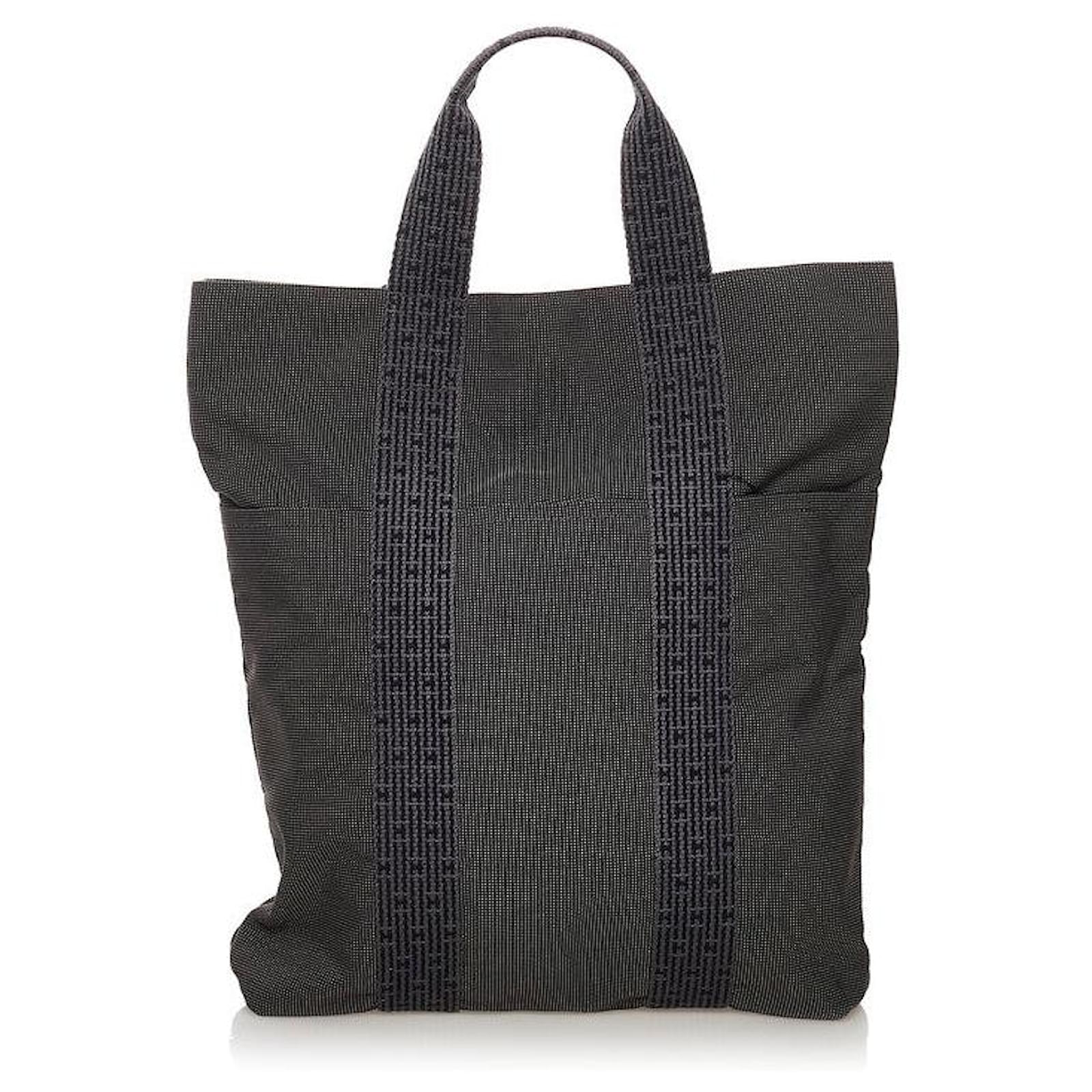 Hermès Toile Herline Tote Bag Cloth ref.703923 - Joli Closet