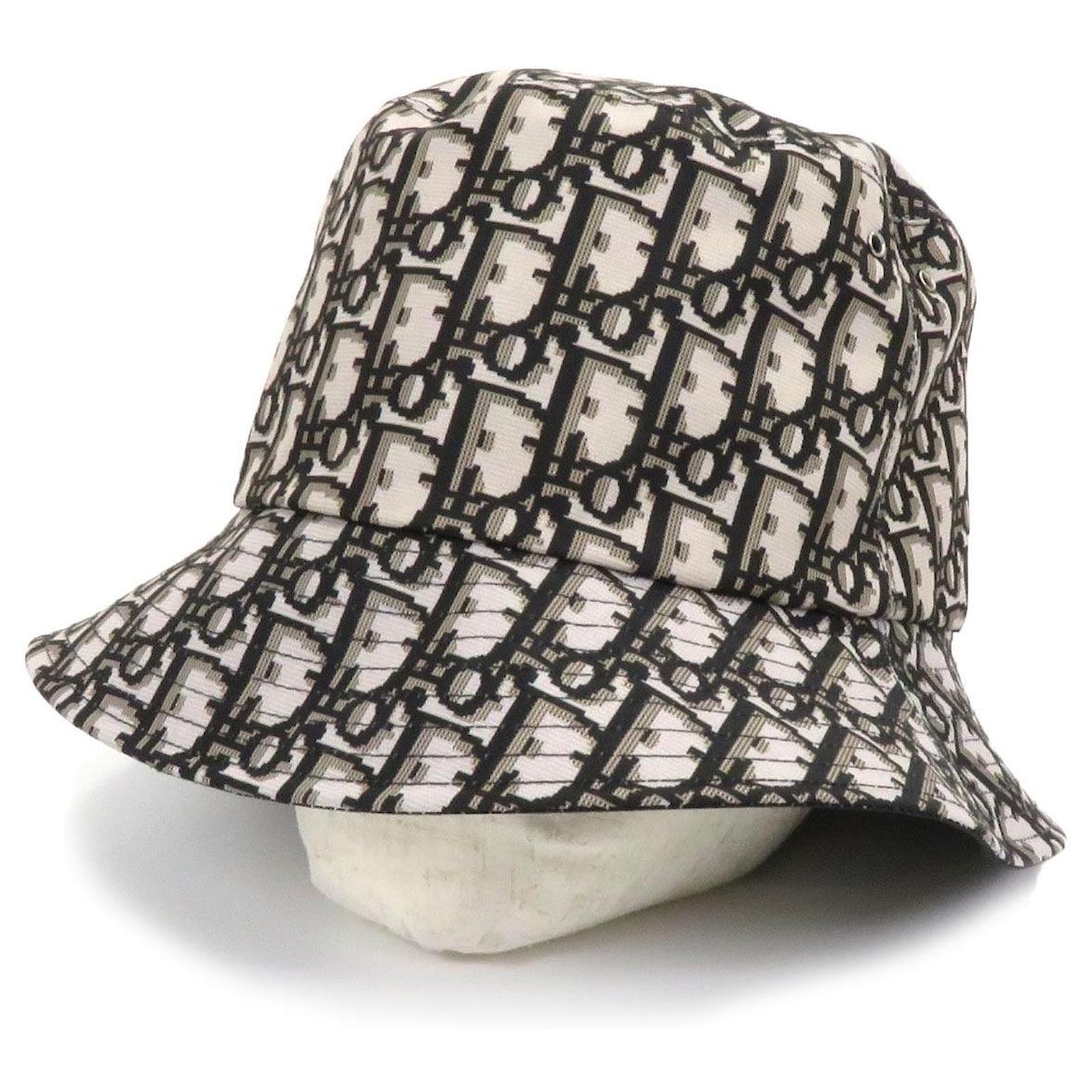 Reversible TeddyD Small Brim Bucket Hat Black Cotton Blend  DIOR SG