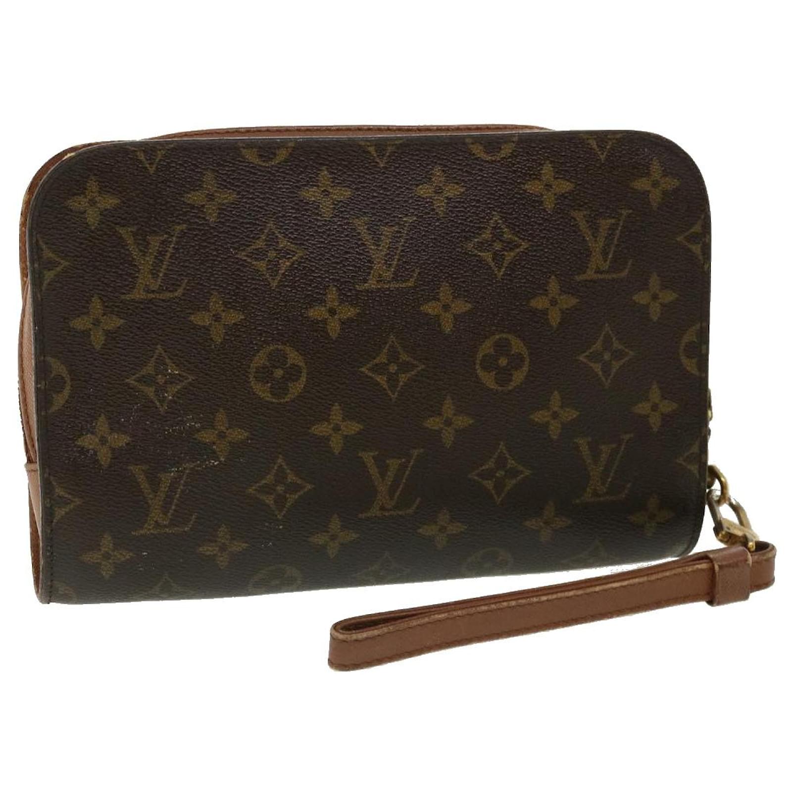 LOUIS VUITTON Monogram Orsay Clutch Bag M51790 LV Auth jk2696