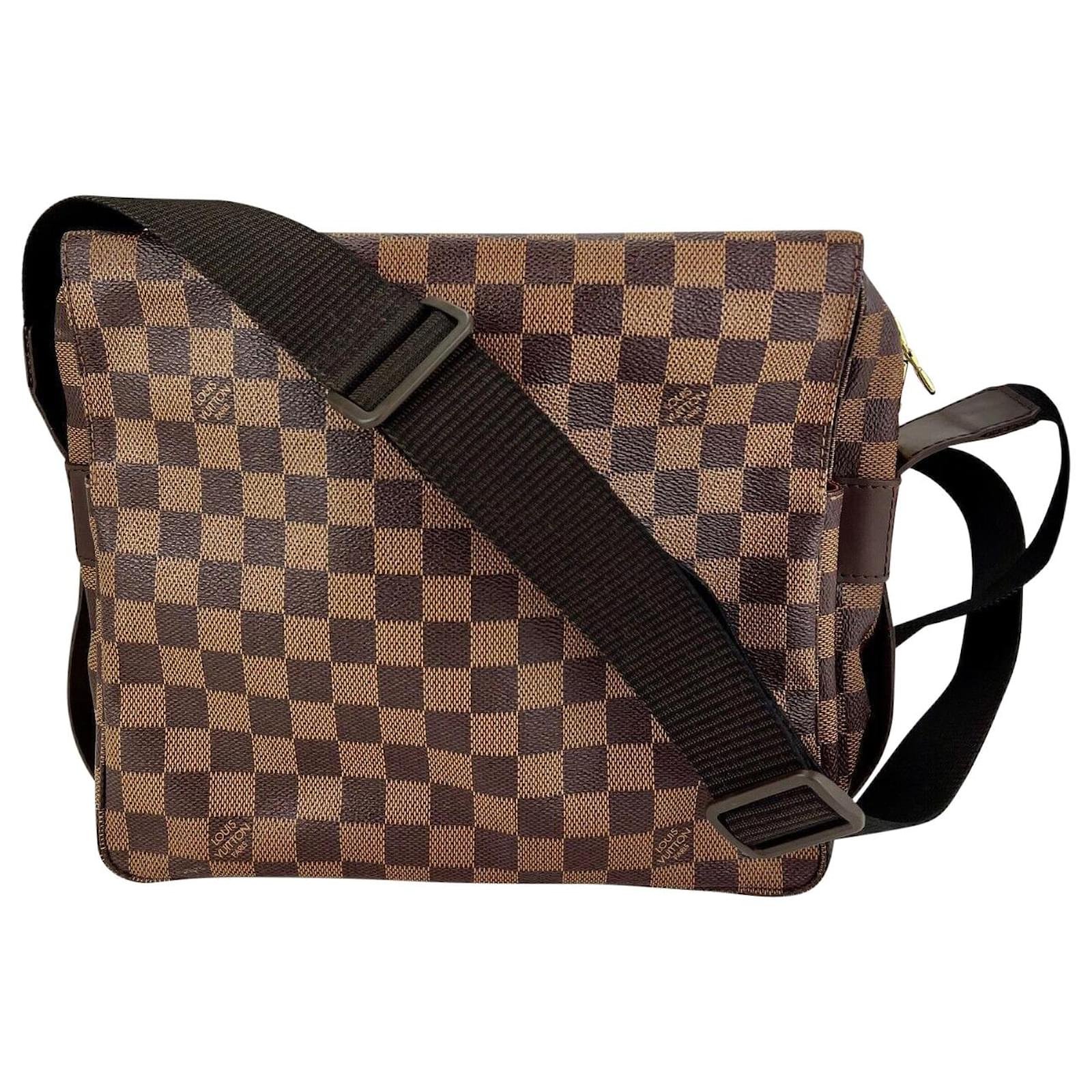 Louis Vuitton Bag Damier Ebene Canvas Naviglio Shoulder Messenger Bag Cloth  ref.706671 - Joli Closet