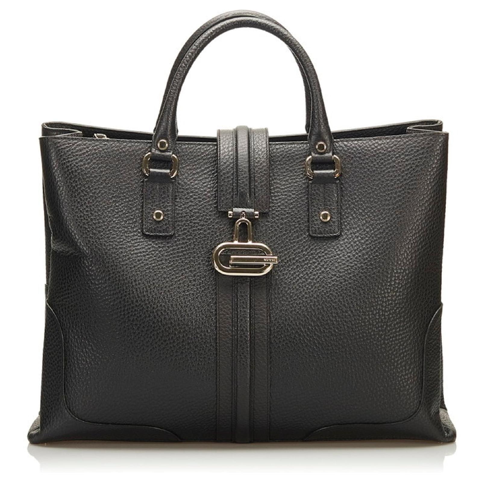 Gucci Boston Black Leather ref.981718 - Joli Closet