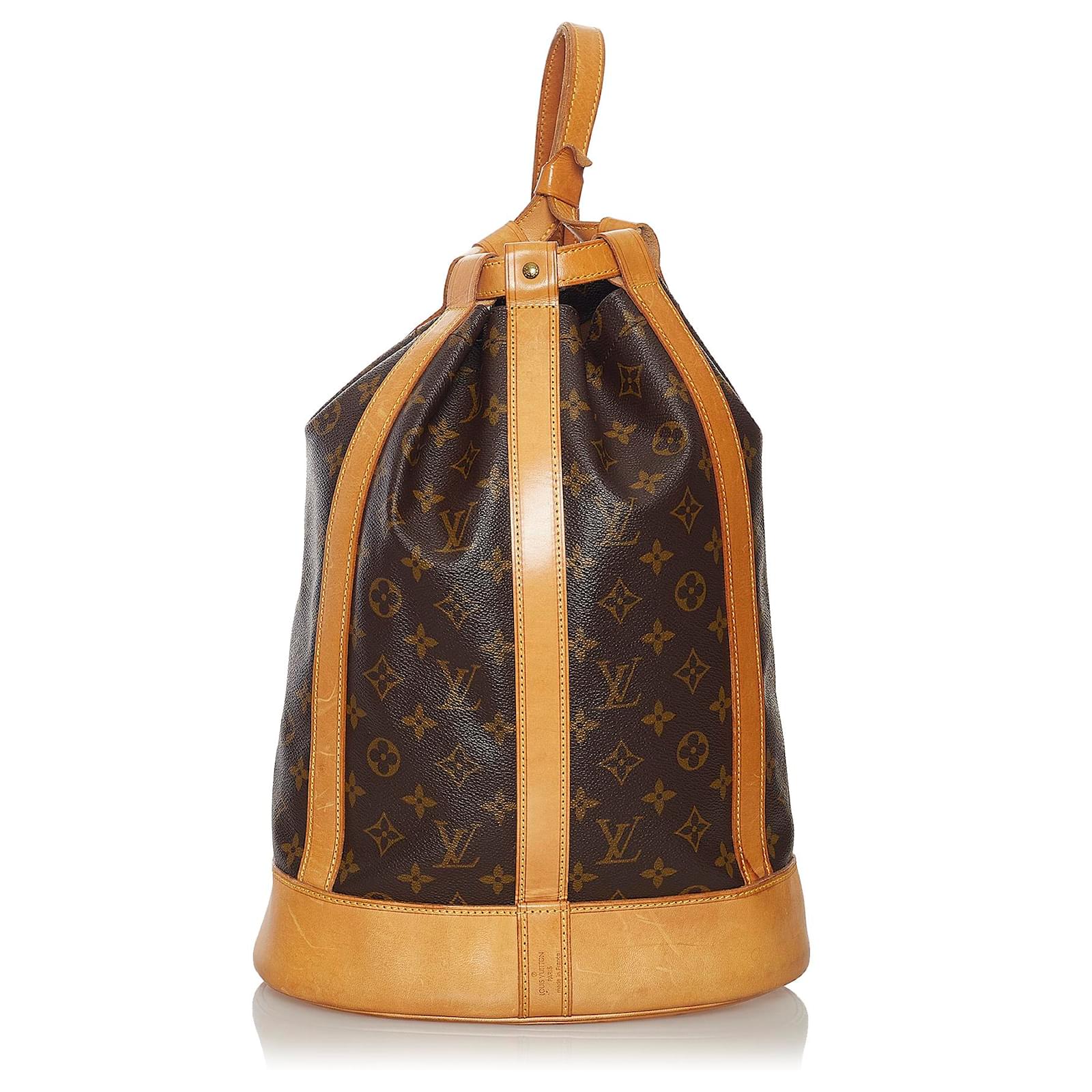 Louis Vuitton Monogram Randonne GM with Pouch Drawstring Bucket