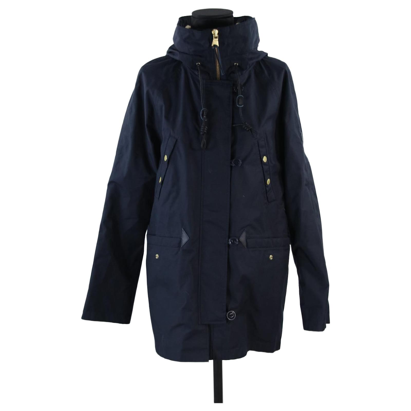 Aigle Eagle Jacket 40 Blue Cotton ref.707568 Joli Closet
