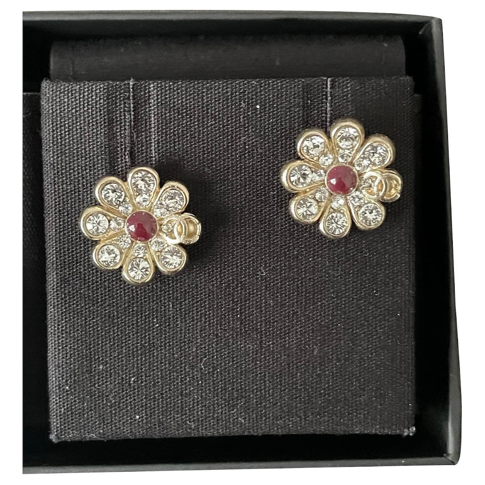 Chanel Earrings Gold hardware Steel ref.708047 Joli Closet