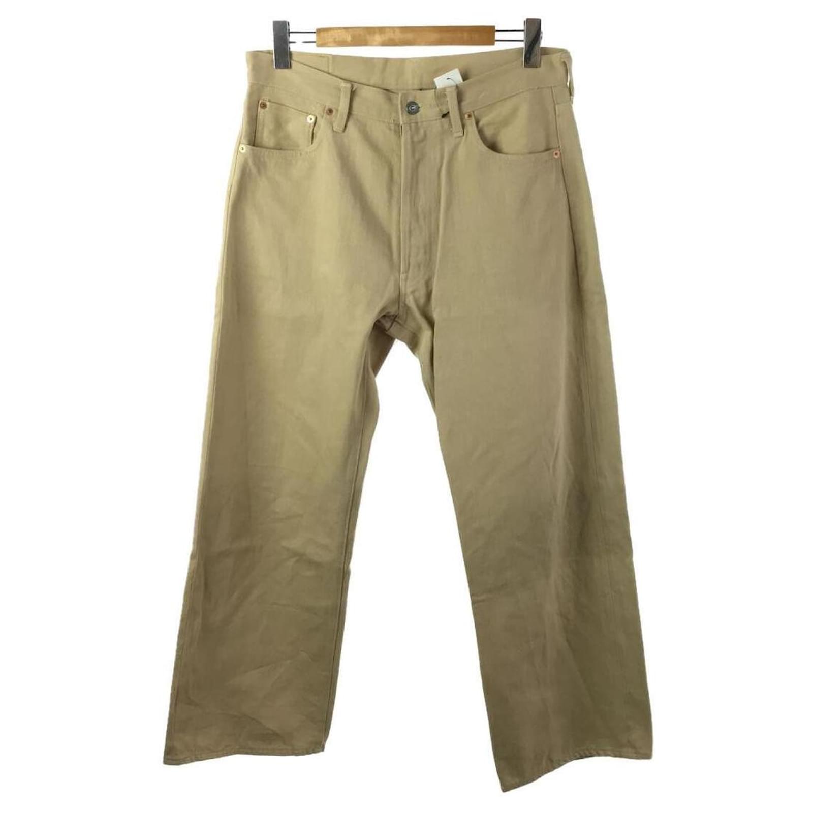 yohji yamamoto POUR HOMME Wide pants Beige Cotton ref.708080