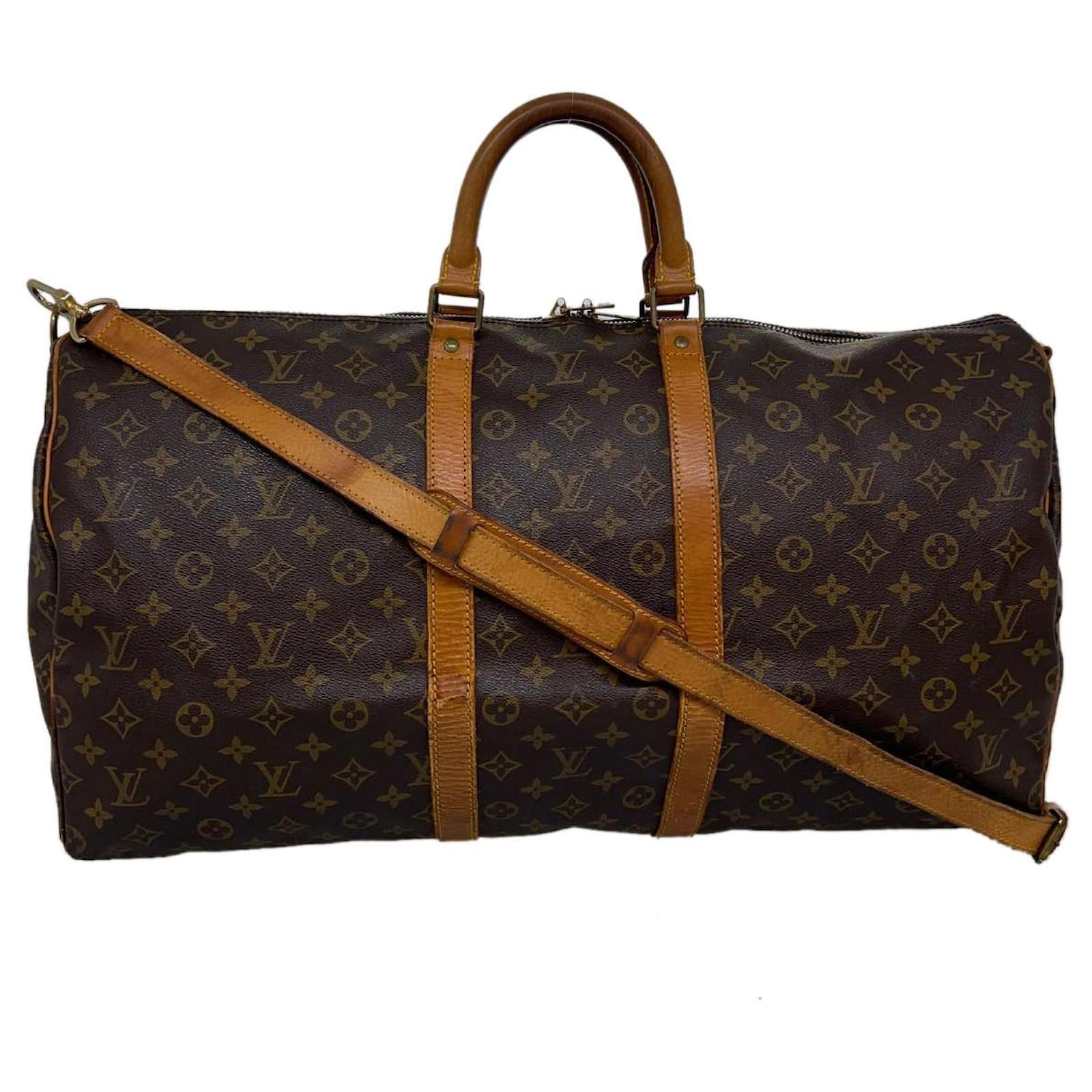 LOUIS VUITTON Boston bag M41414 Keepall Bandouliere 55 Monogram