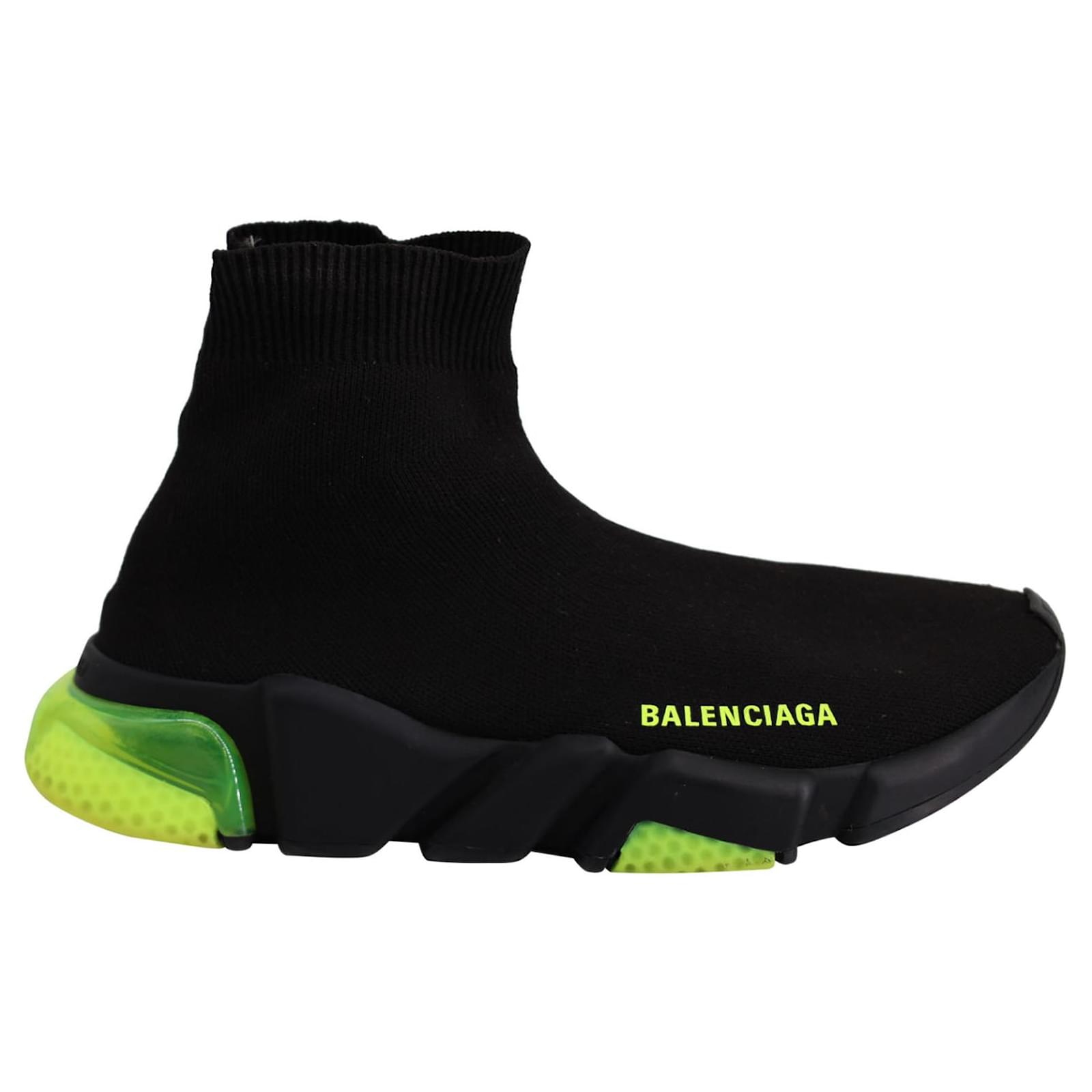 Zapatillas deportivas Balenciaga Sole Speed en poliéster negro ref.709669 - Joli Closet