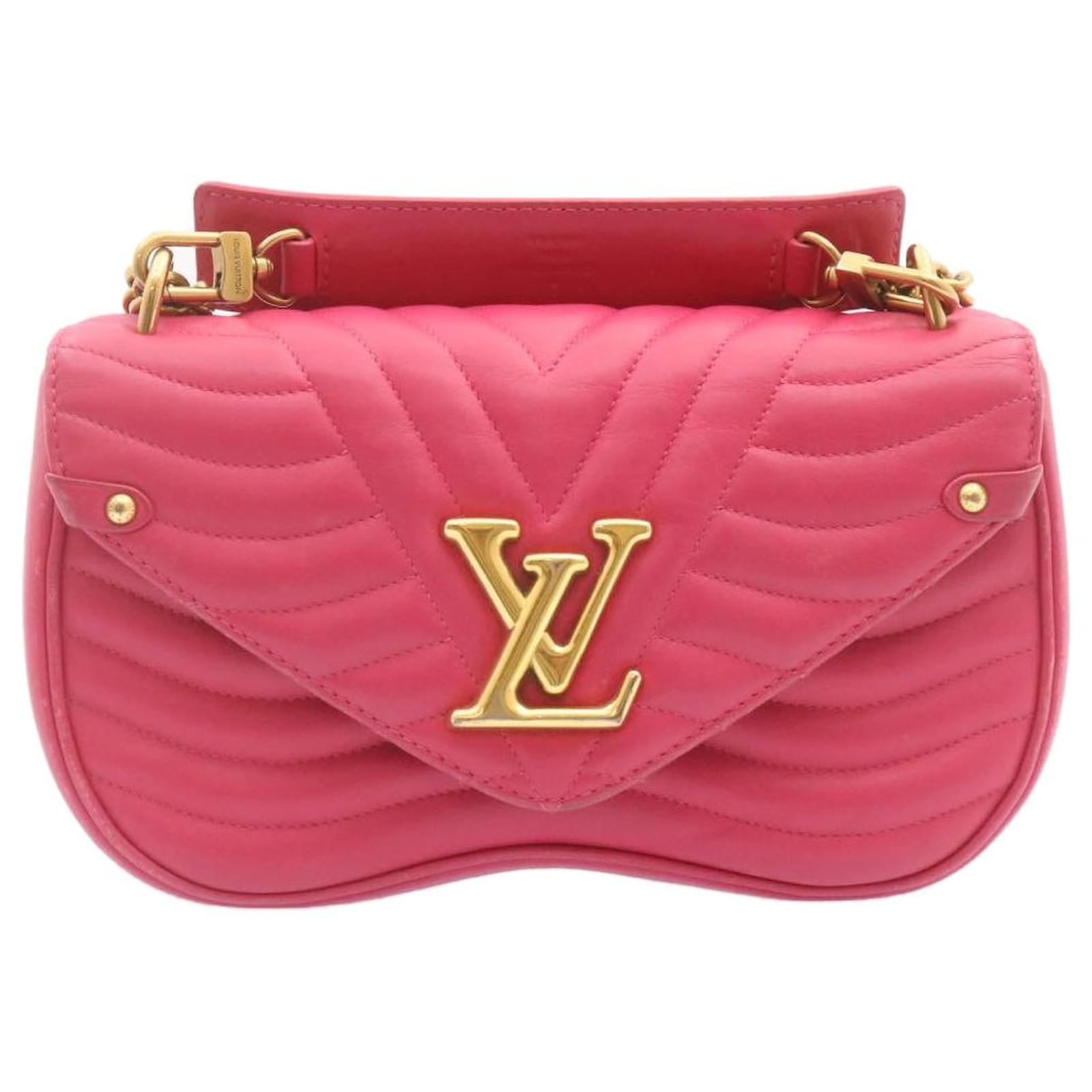 louis vuitton new wave chain bag pink