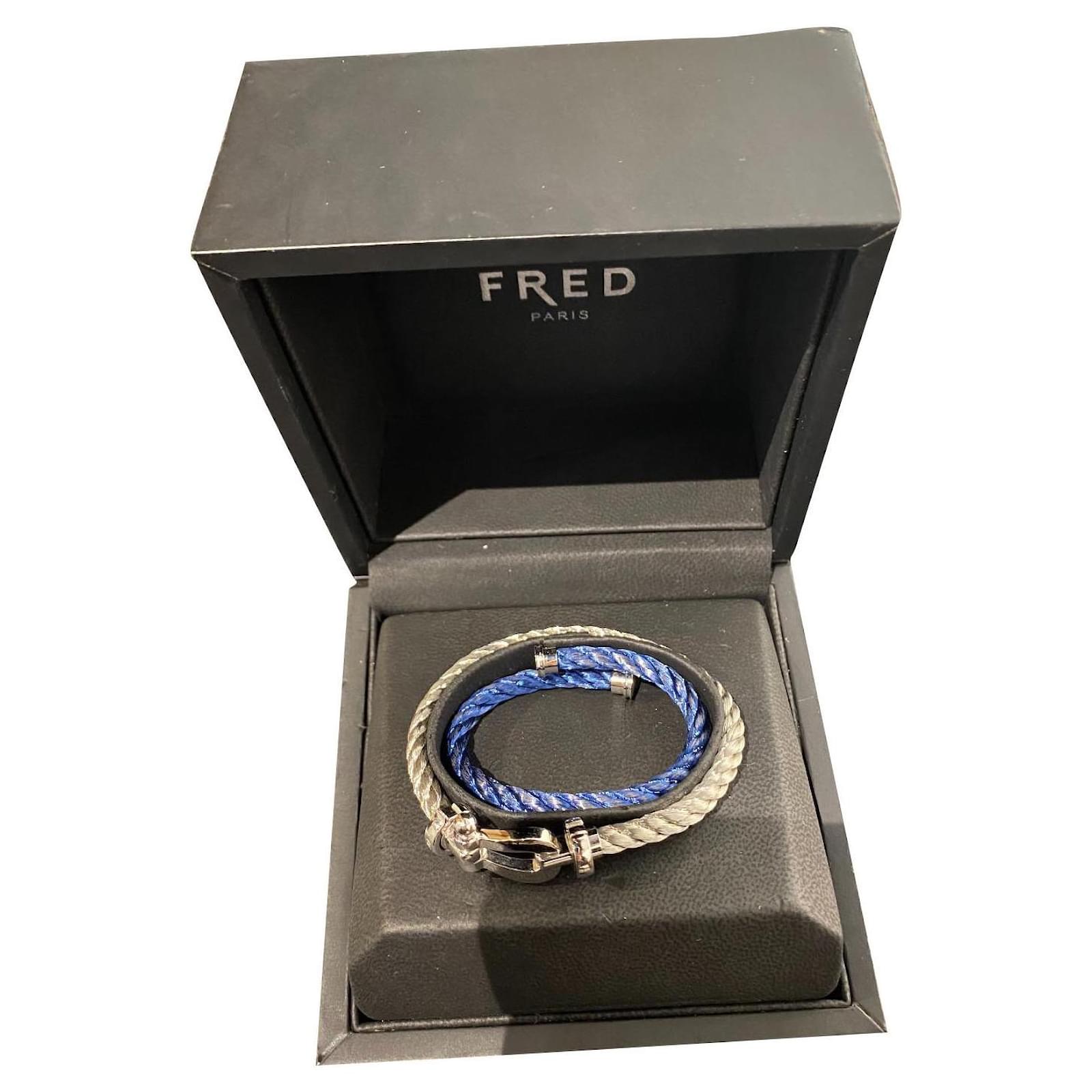 Fred Paris 18K Gold & Steel Force 10 Bracelet