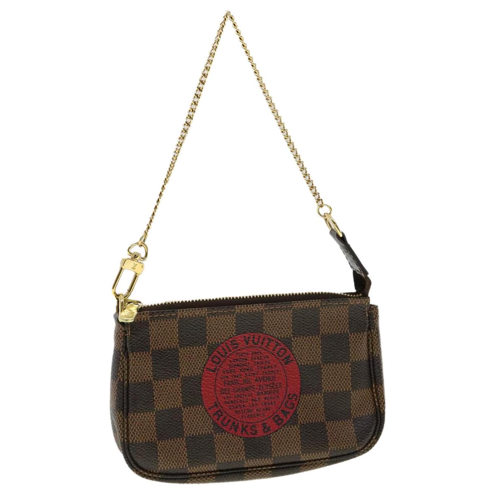 Misc Louis Vuitton Louis Vuitton EPI Pochette Accessoires Pouch Mocha M5294D LV Auth 47631