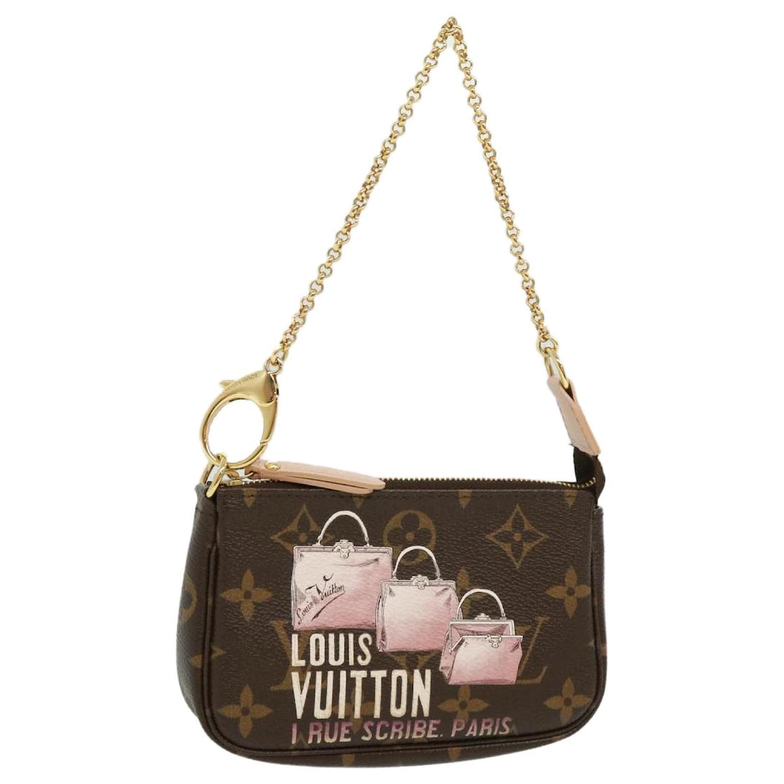 Clutch Bags Louis Vuitton LV Mini Pochette Accesories New Paris
