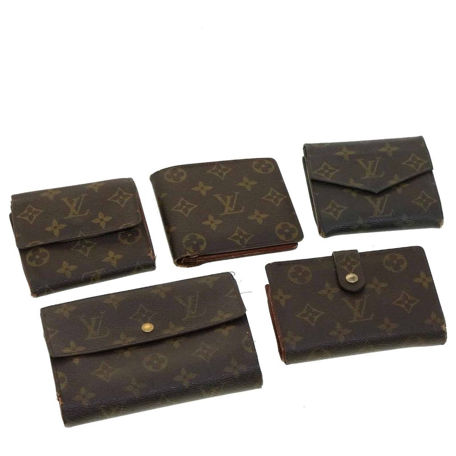 Louis Vuitton, Bags, Louis Vuitton Monogram Wallet 5set Lv Auth 2761