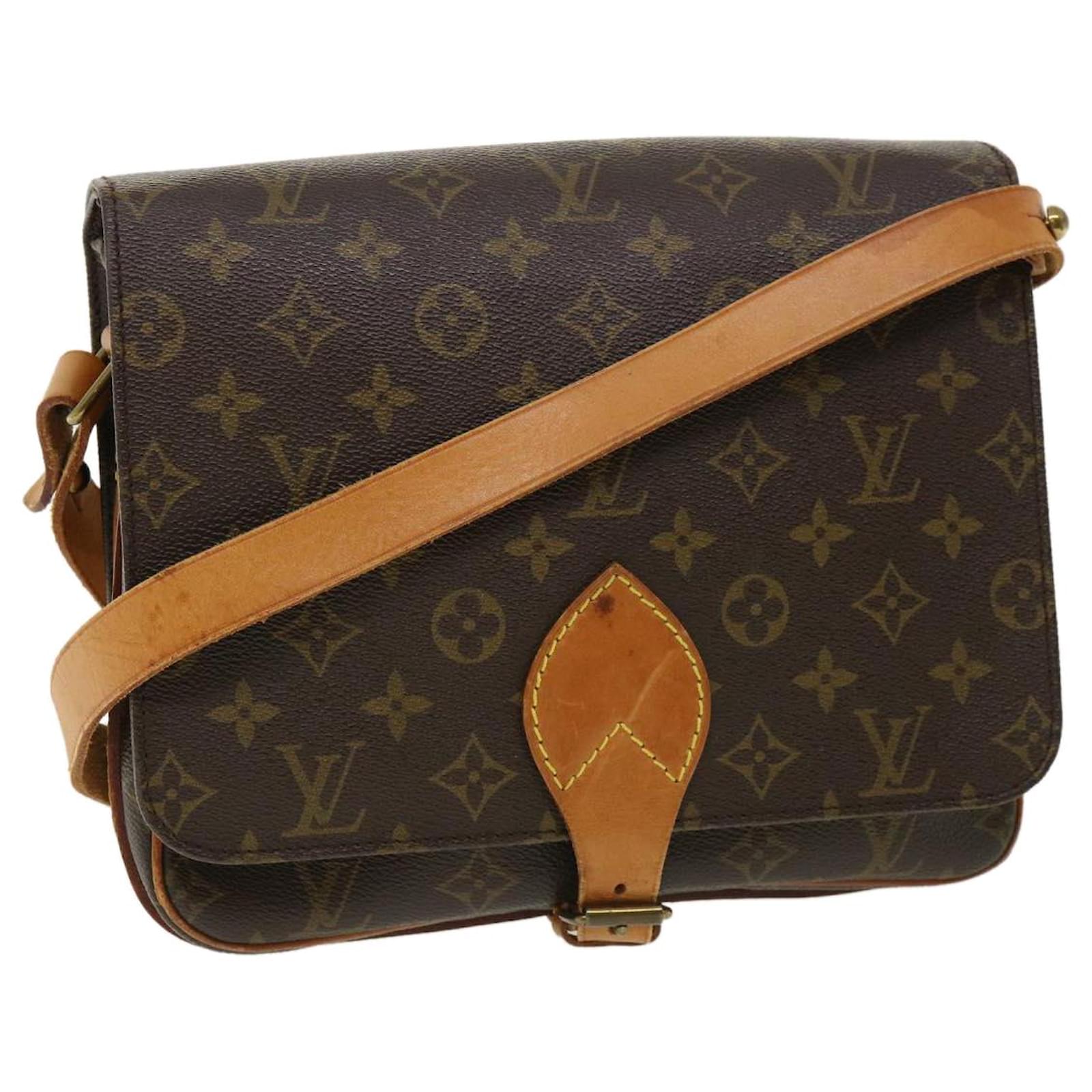 Louis Vuitton Monogram Cartouchiere GM - Brown Shoulder Bags